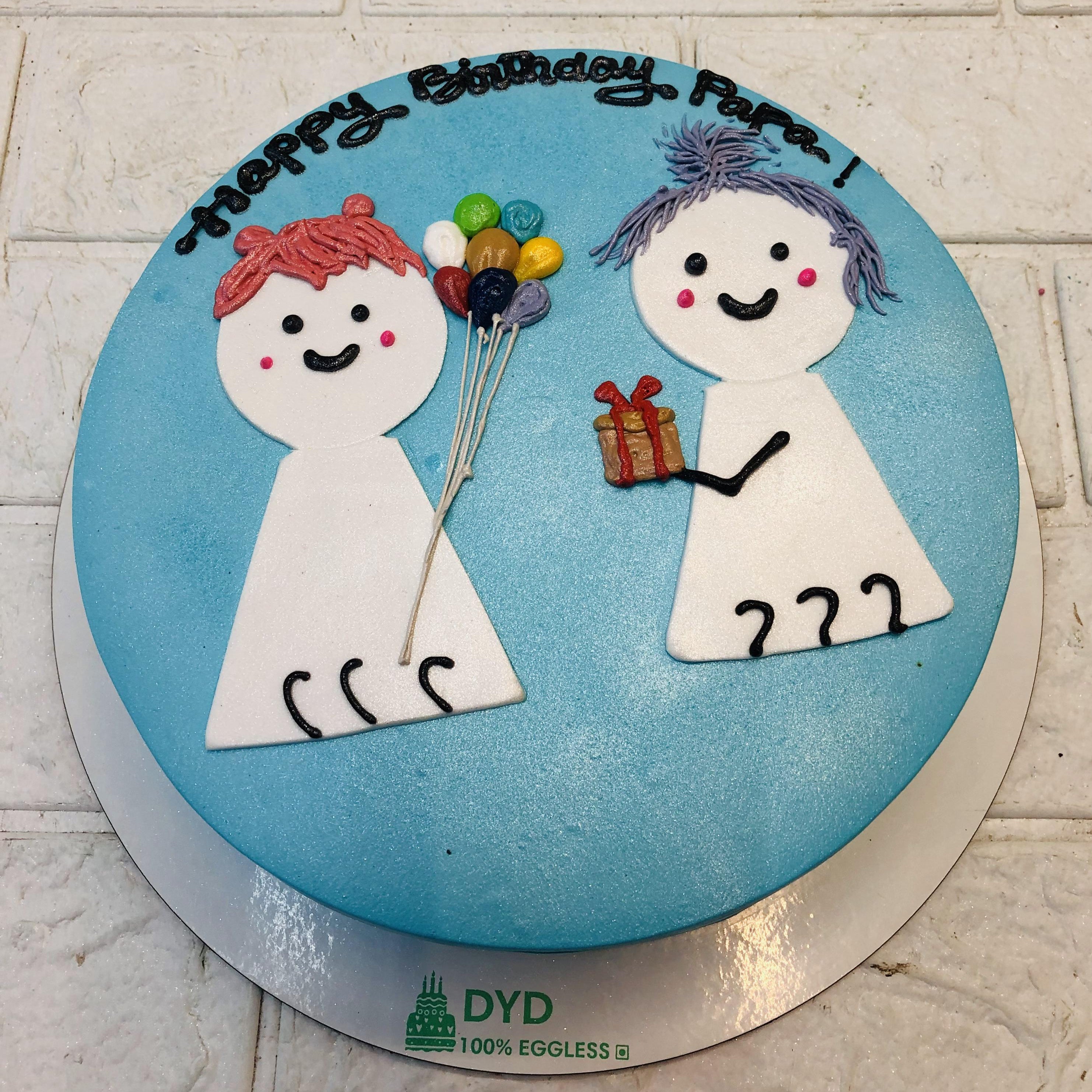 Fathers Birthday Celebration Cake