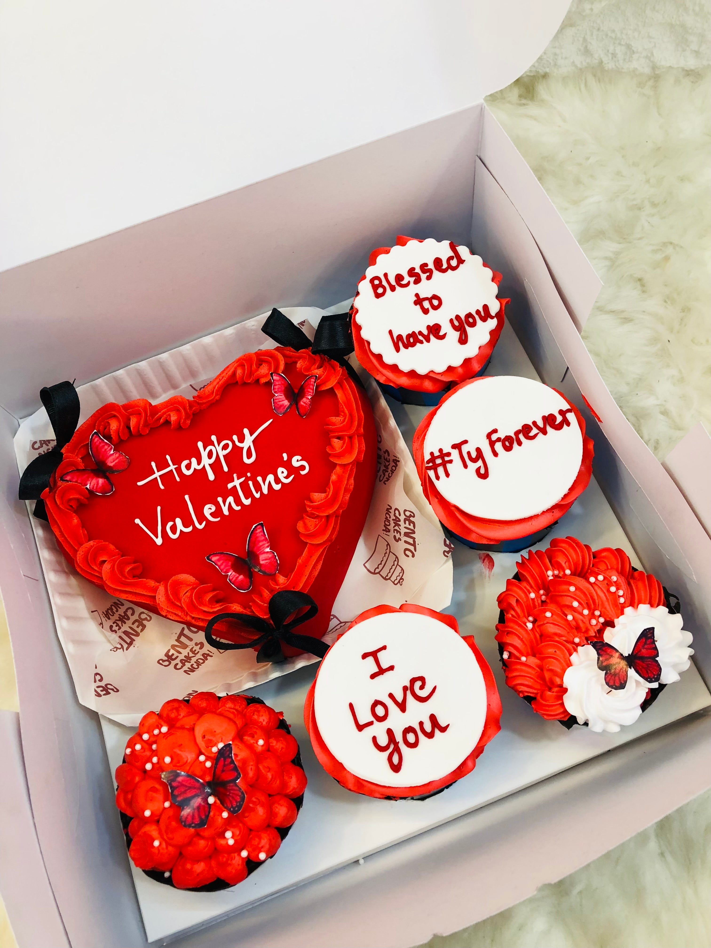 Valentine’s Butterfly Cake Set