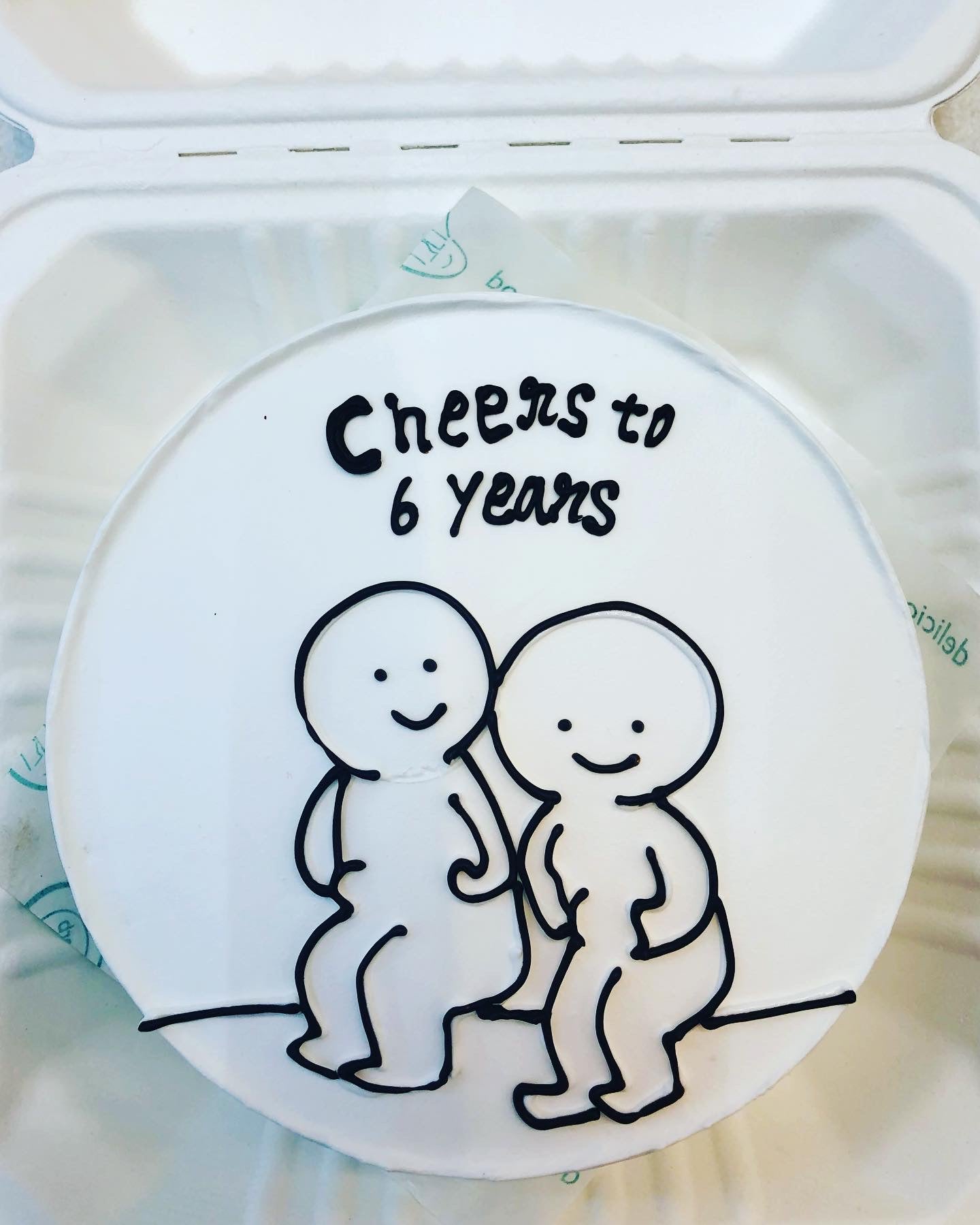 6 Years Anniversary Bento Cake