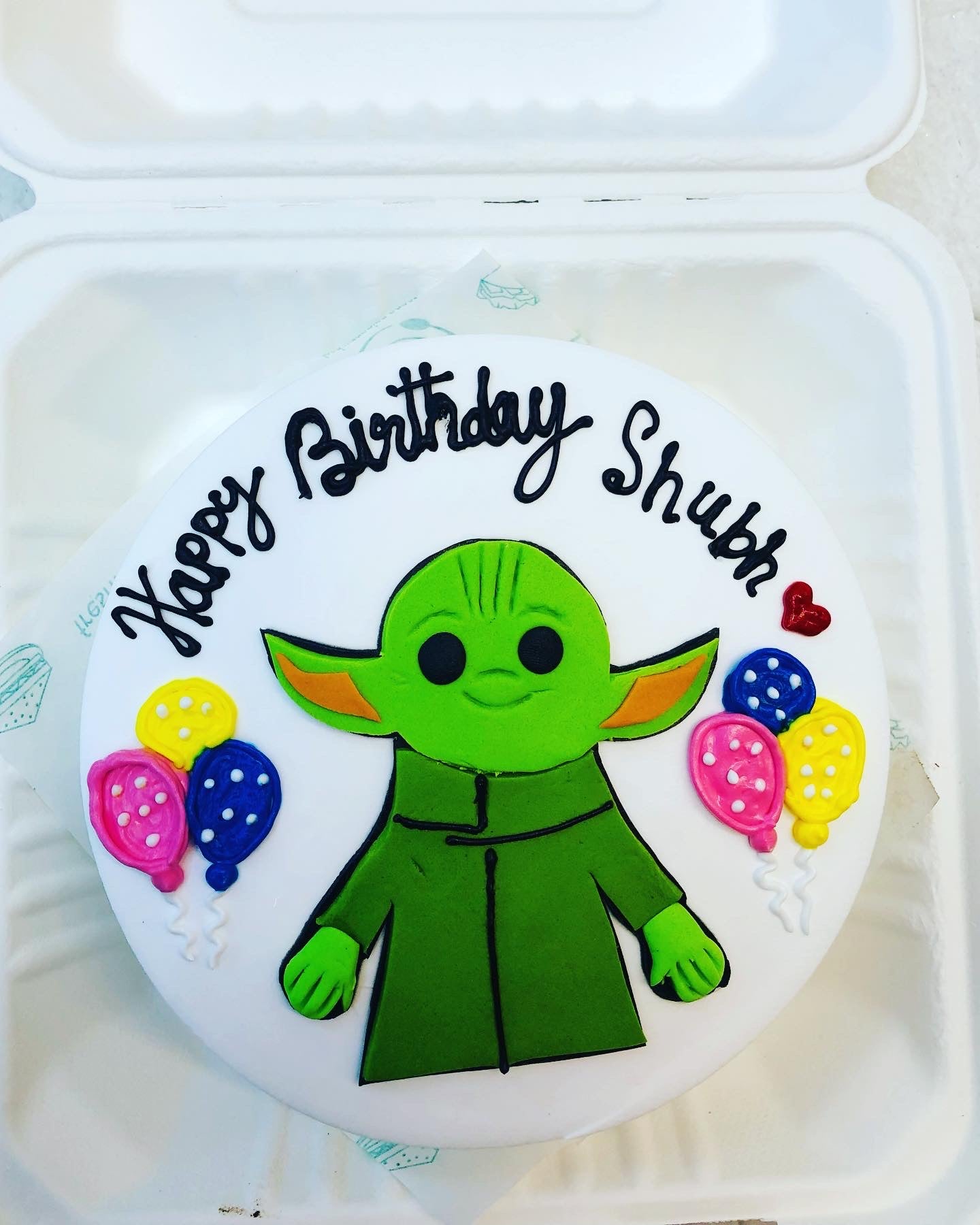 Alien Theme Birthday Bento Cake