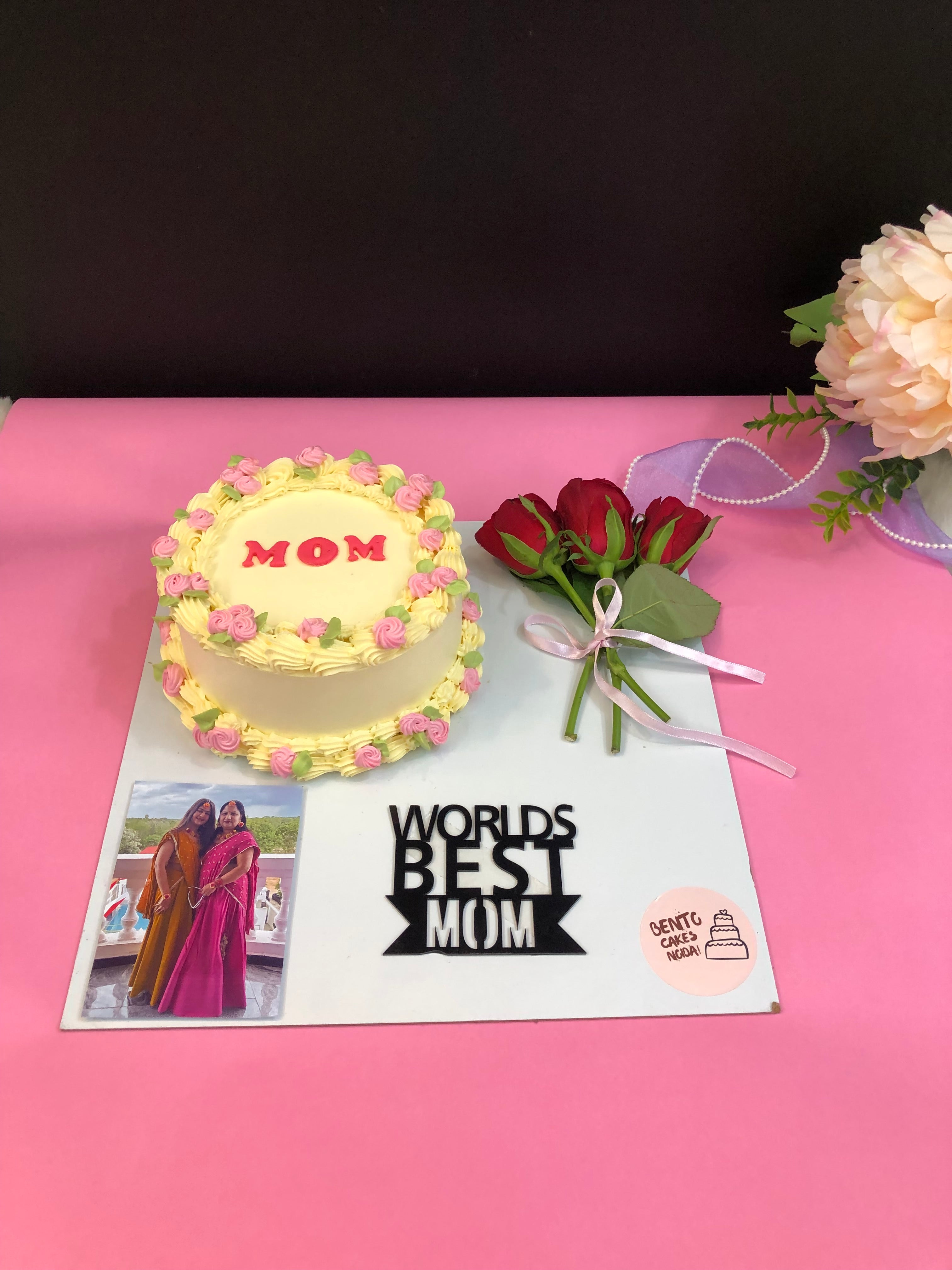 Mother’s Day Bento Cake Set – World’s Best Mom