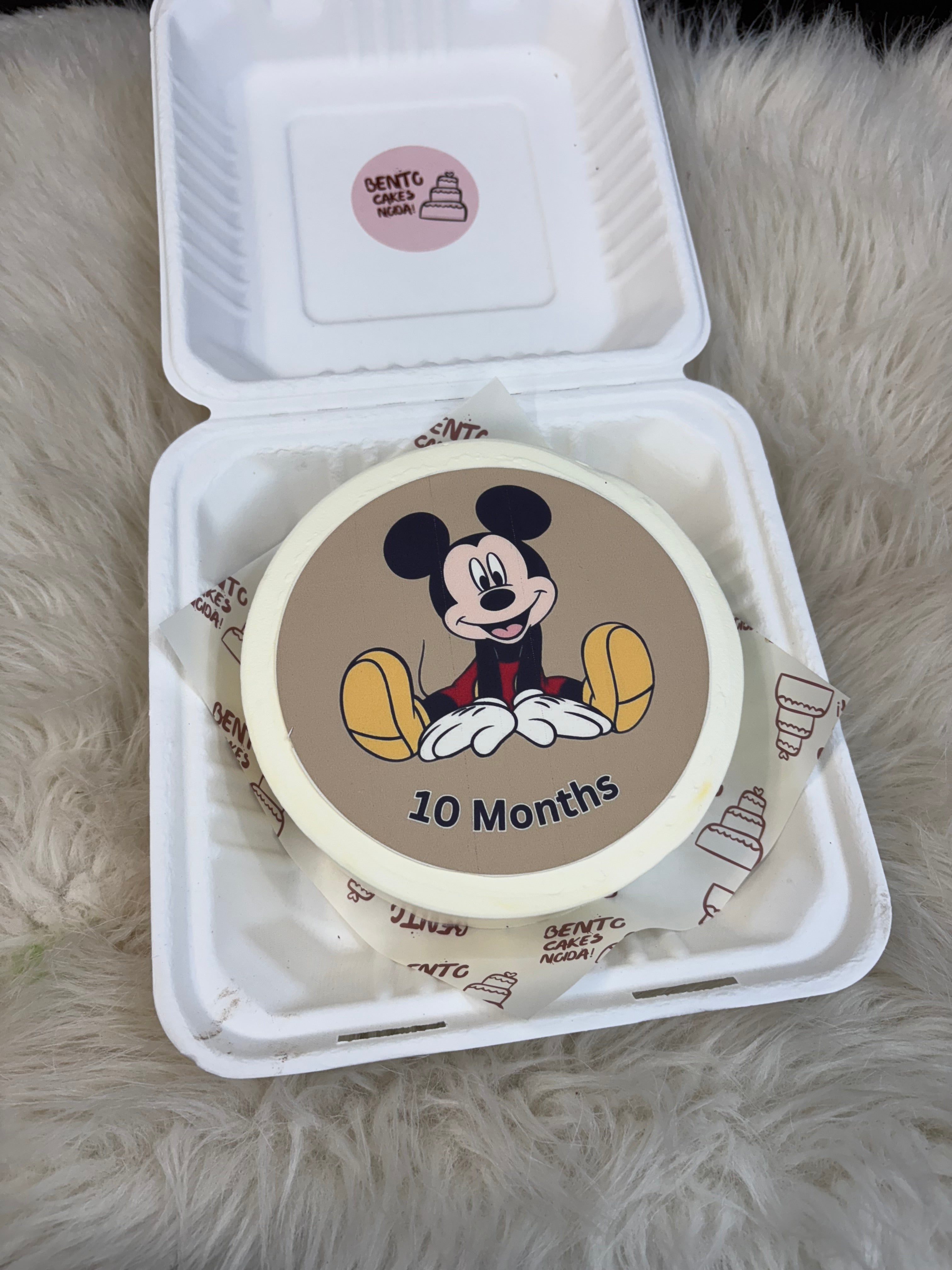 Mickey Mouse Bento Cake – 10 Months Celebration