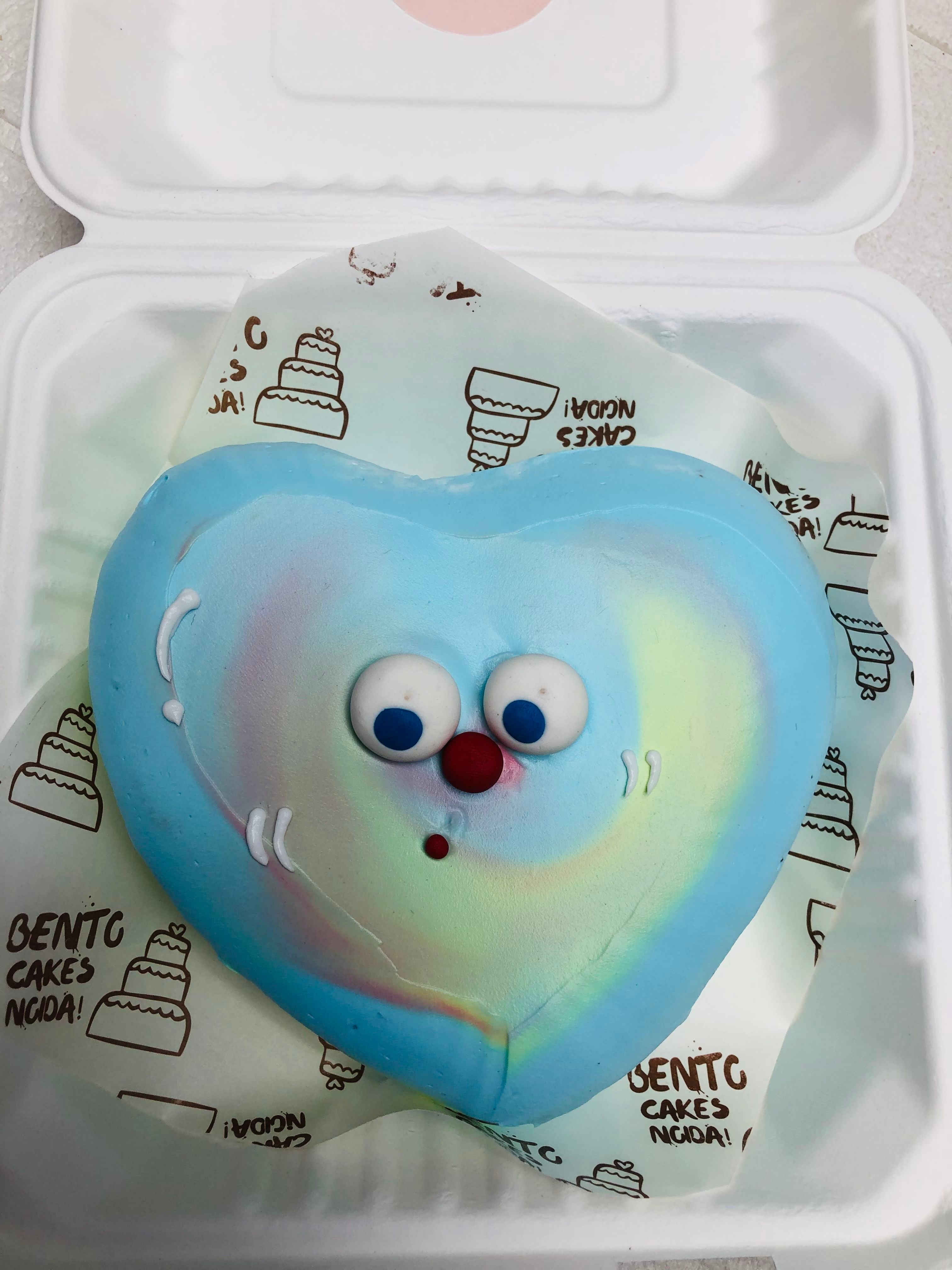 Heart-Shaped Bento Cake
