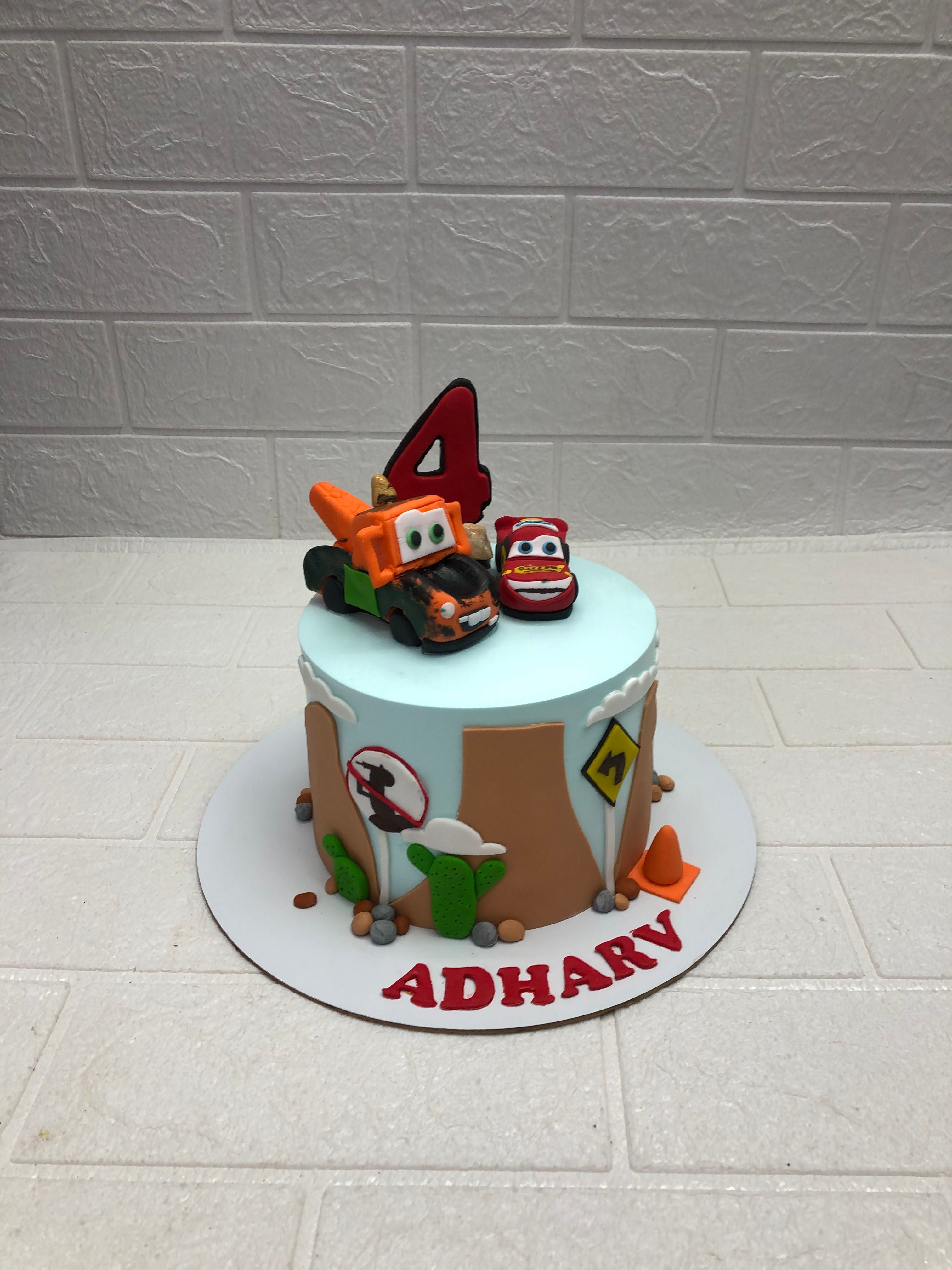 Cars Movie Birthday Cake