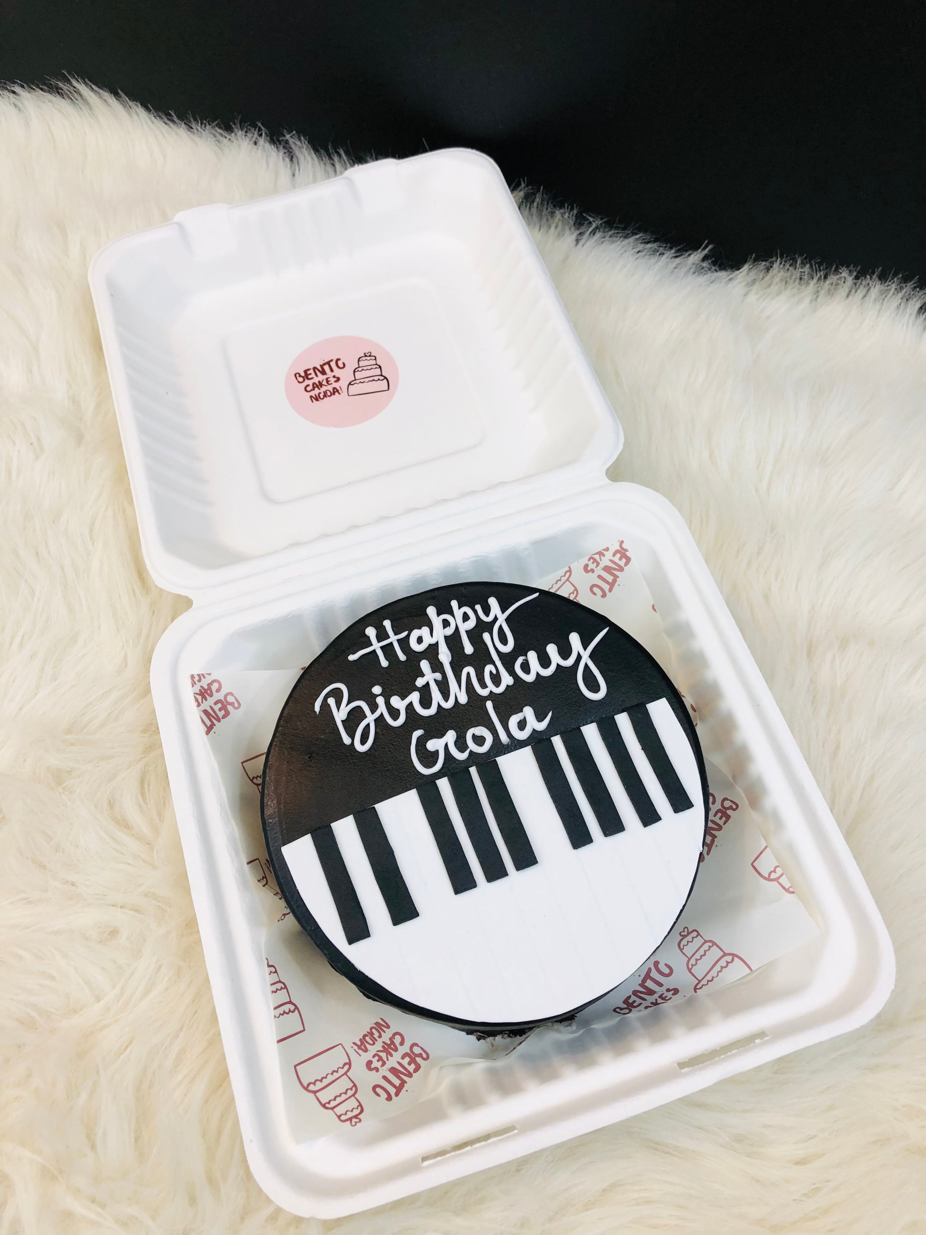 Music Theme Bento Cake