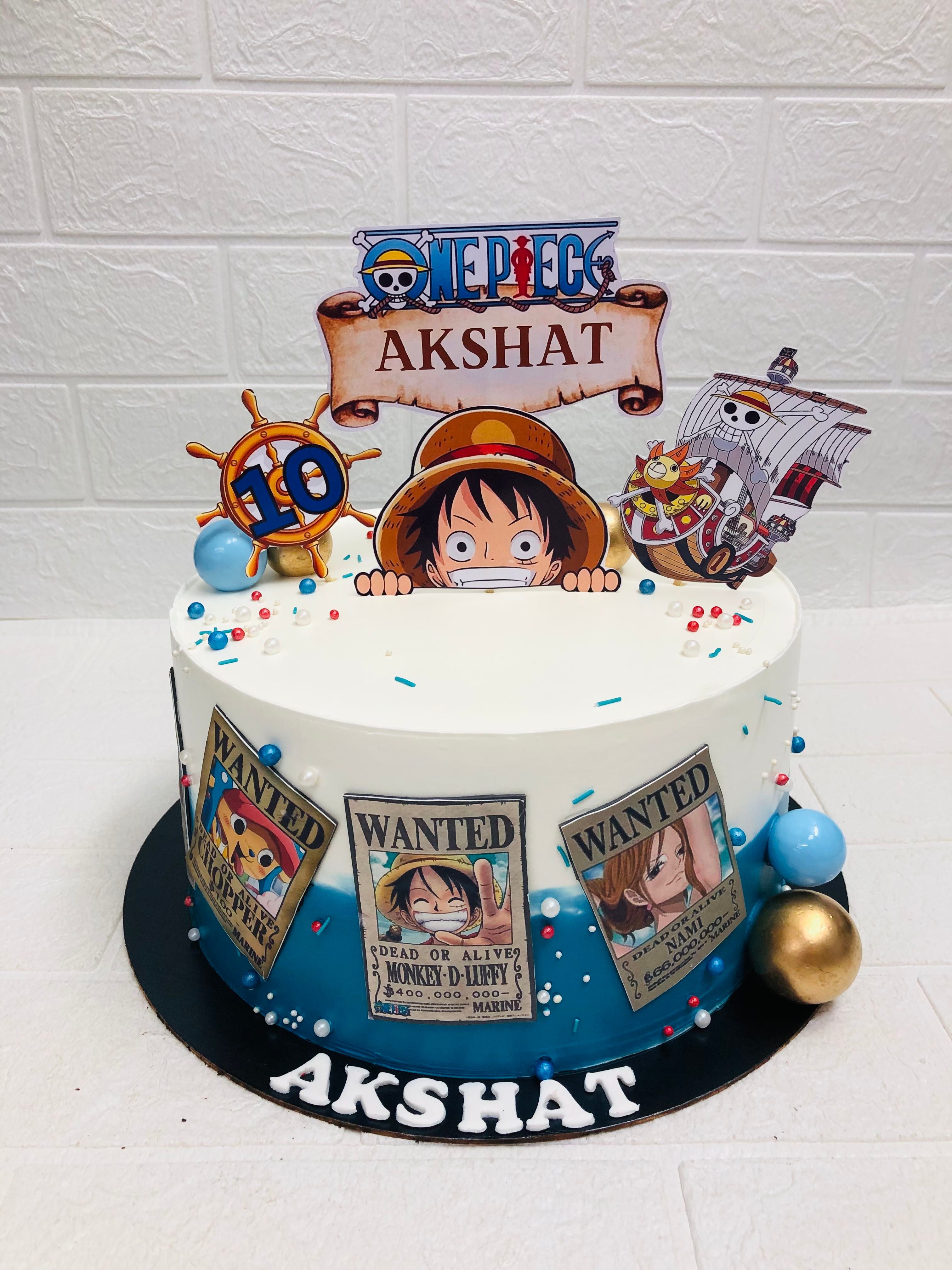 One Piece Birthday Cake