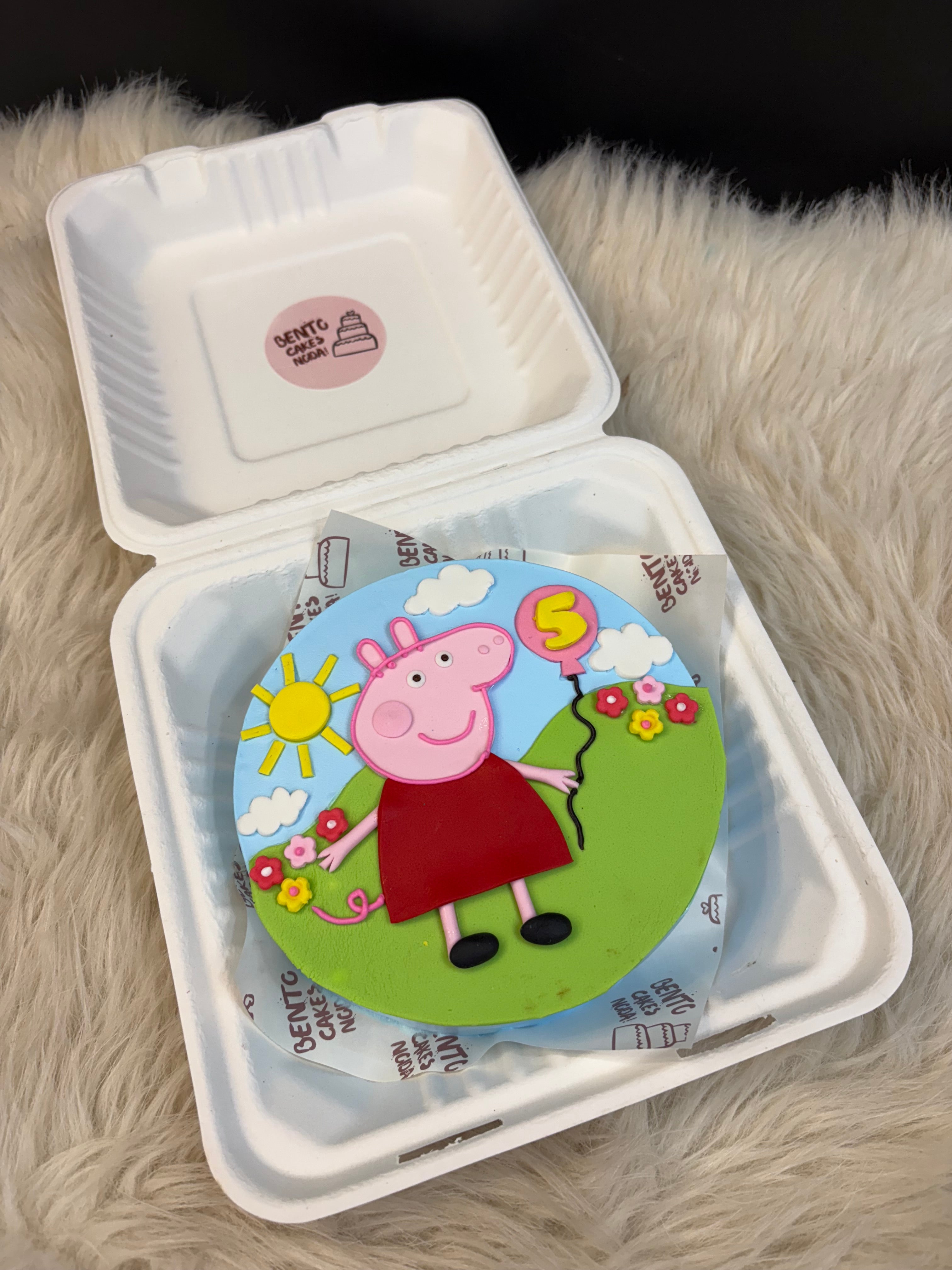 Peppa Pig Bento Cake – 5th Birthday Special