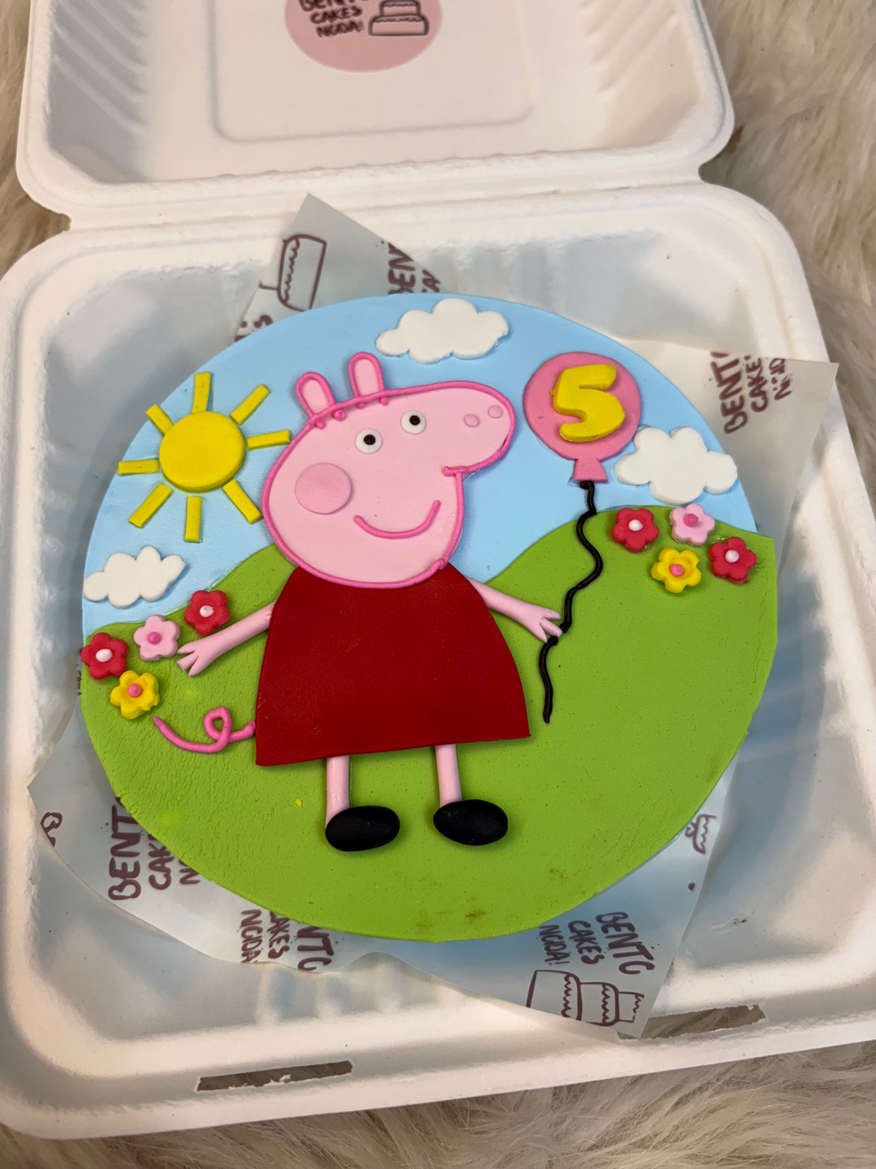 Peppa Pig Bento Cake – 5th Birthday Special