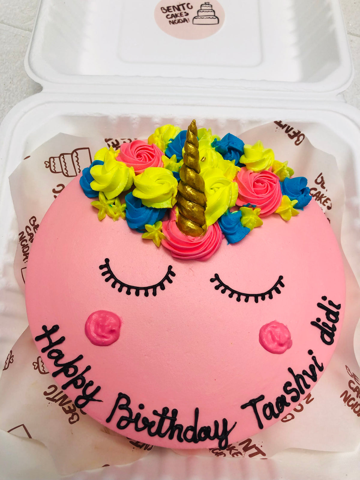 Unicorn Bento Cake