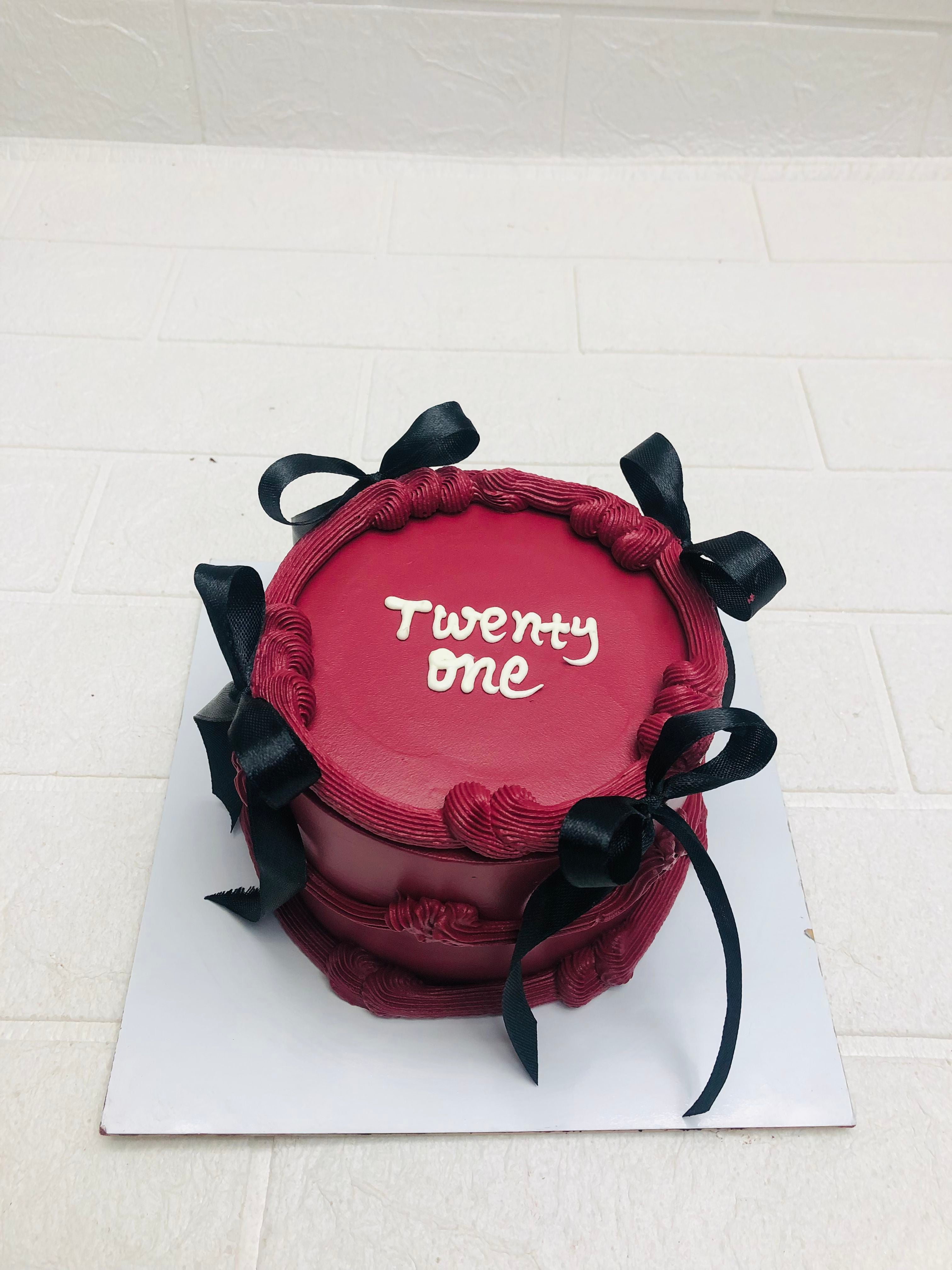 21st Birthday Bento Cake