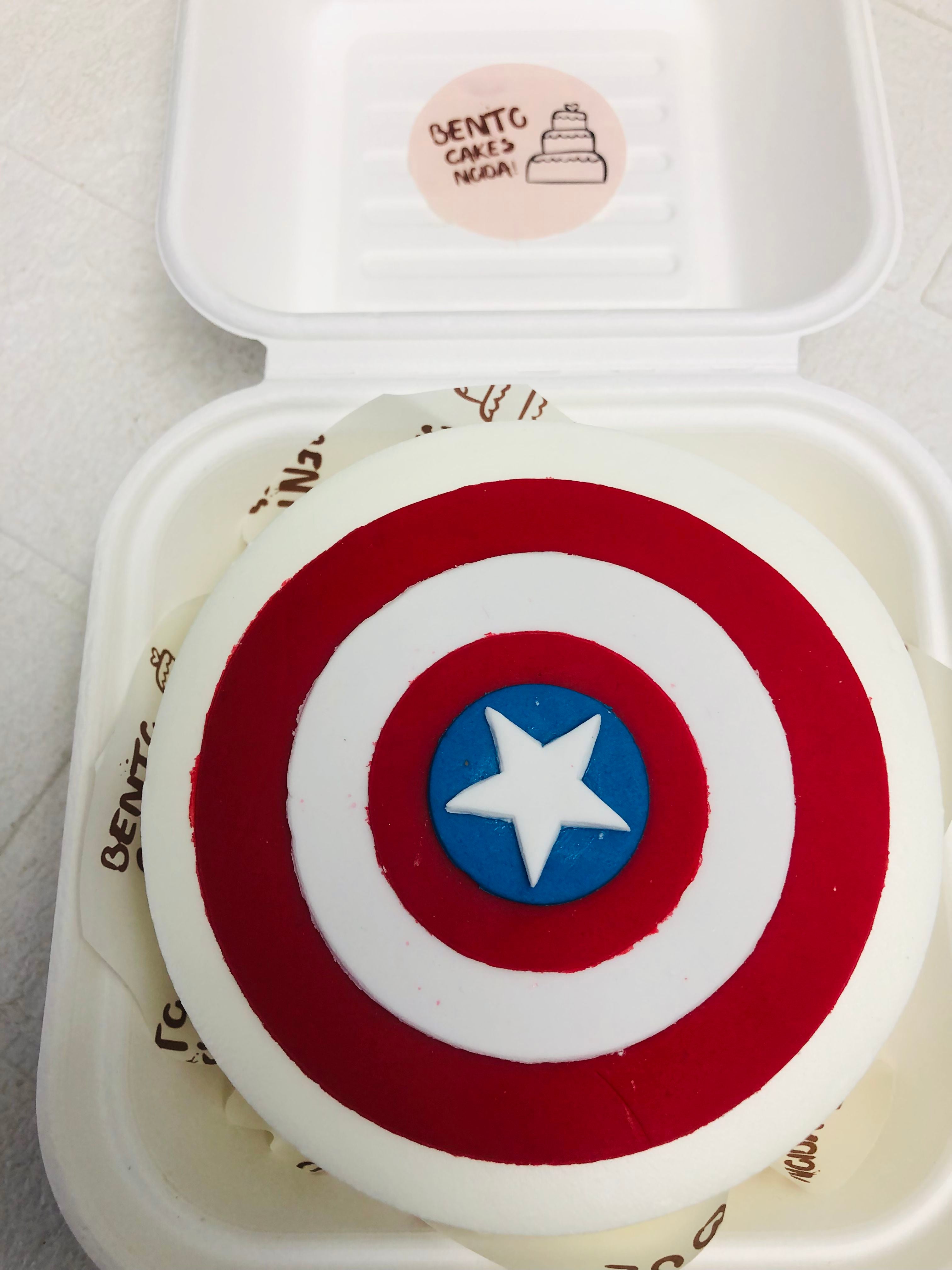 Captain America Bento Cake
