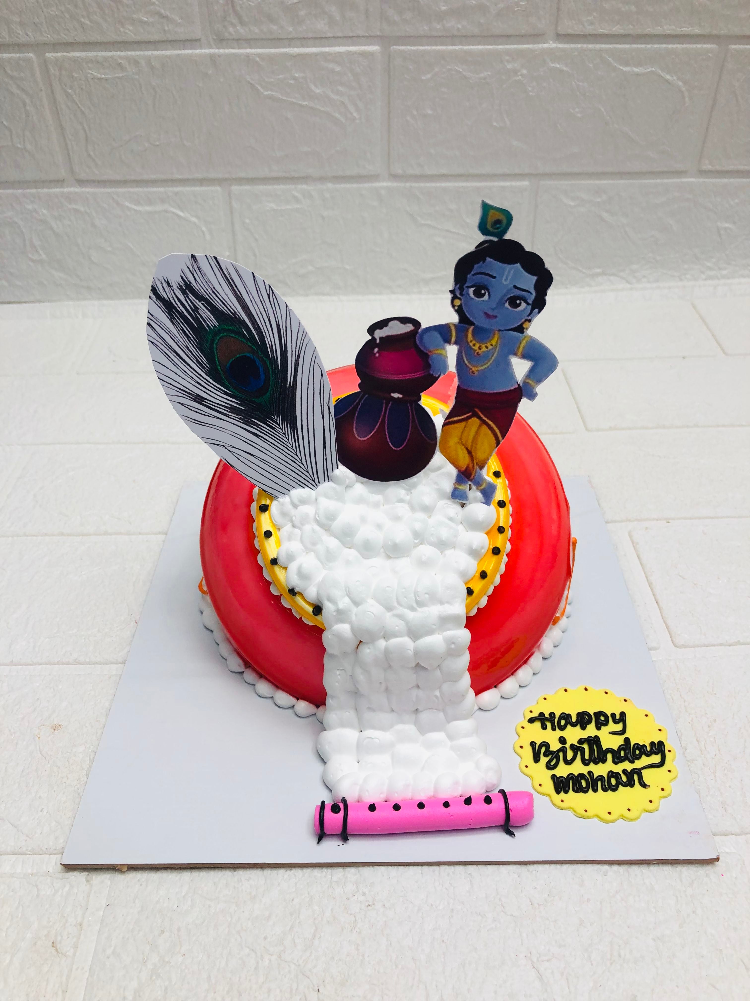 shri Krishna Birthday Cake