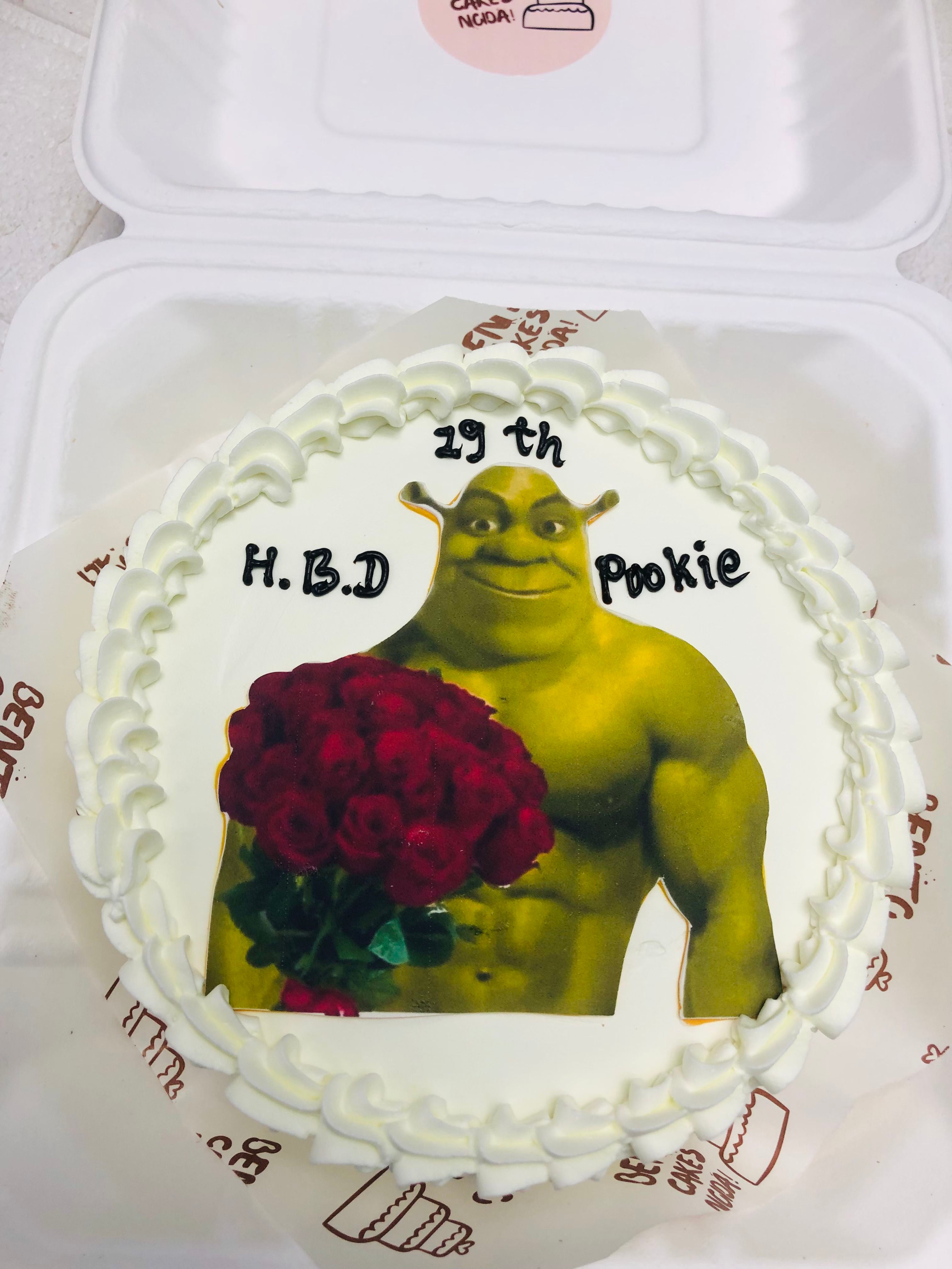 Funny Birthday Bento Cake