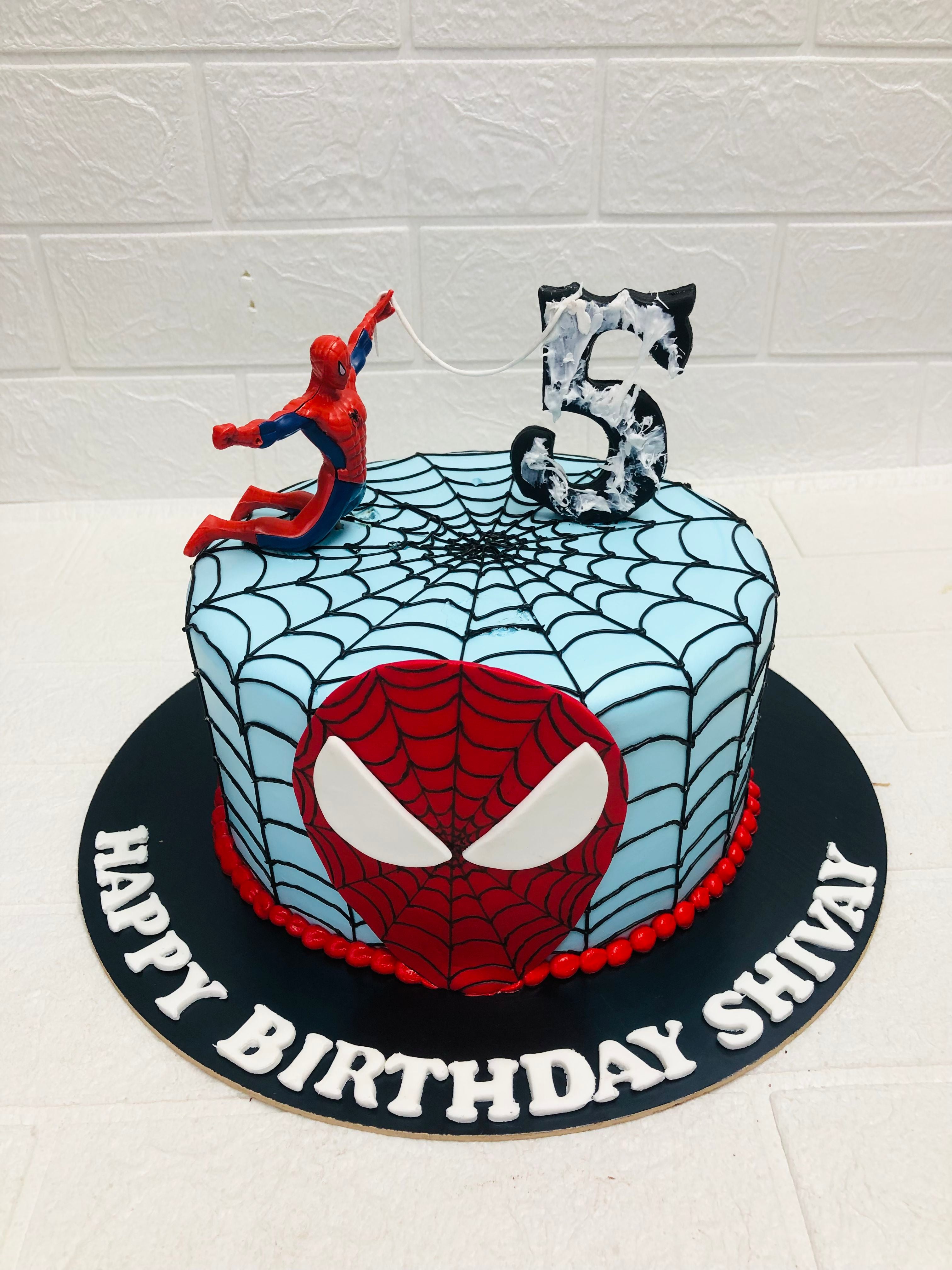 Spider-Man Birthday Cake 5 years cake