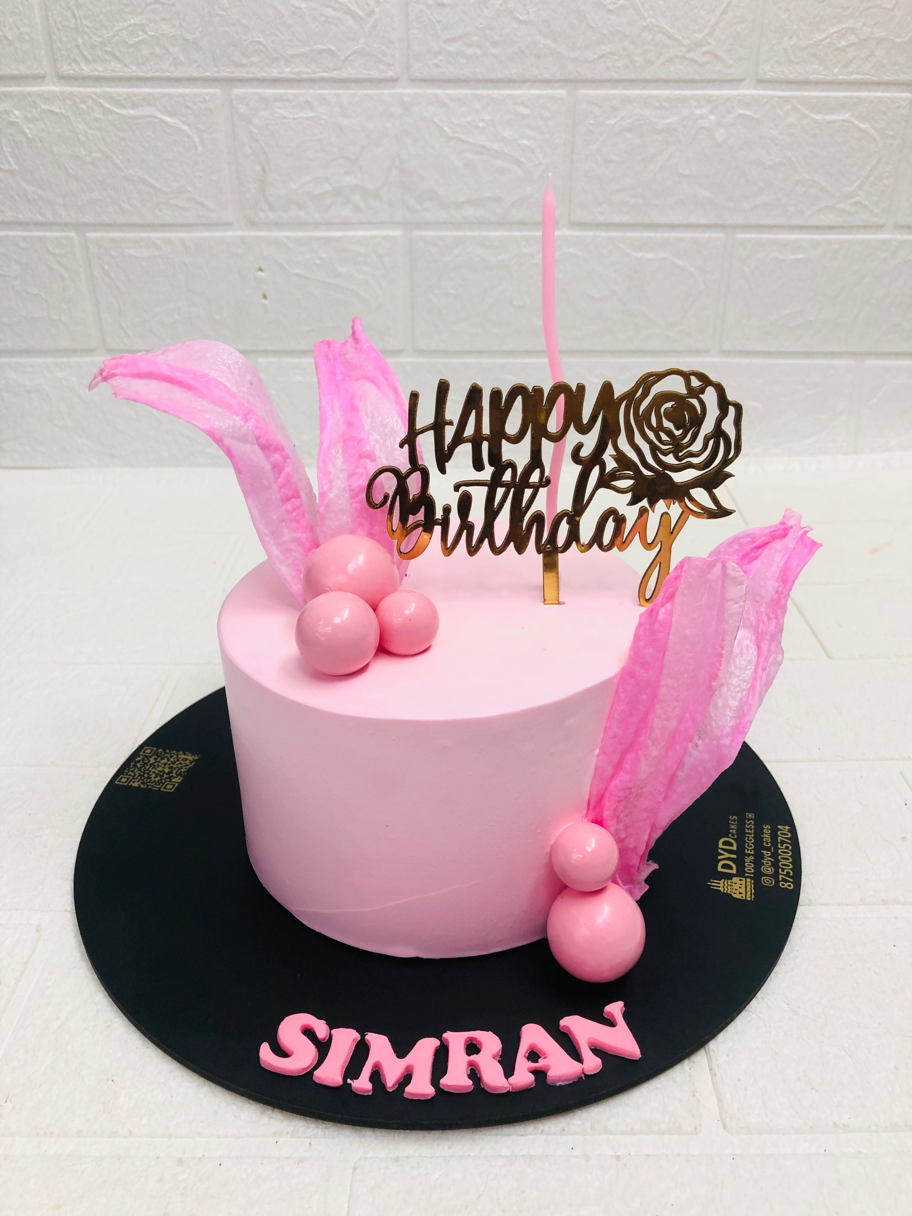 Pink Birthday Cake