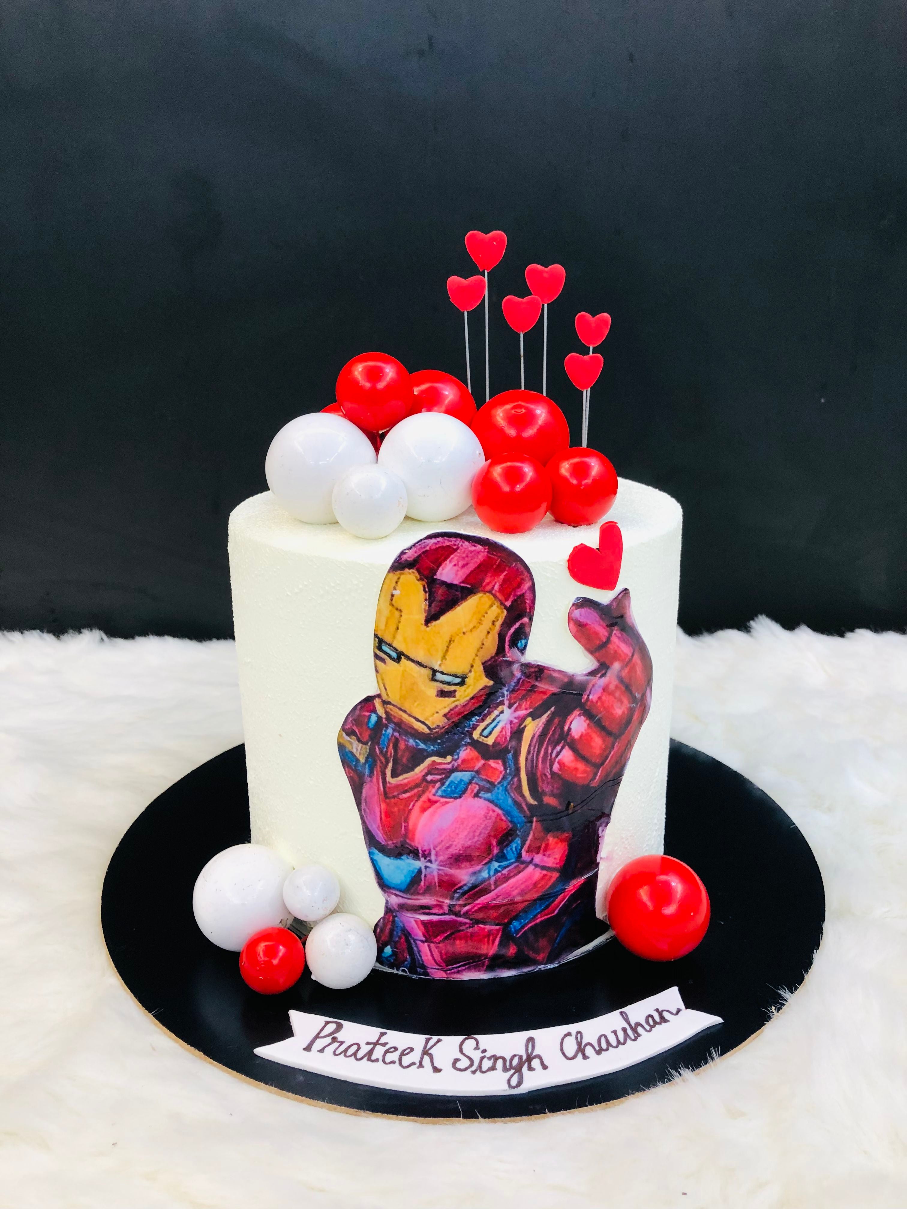 Iron Man Birthday Cake