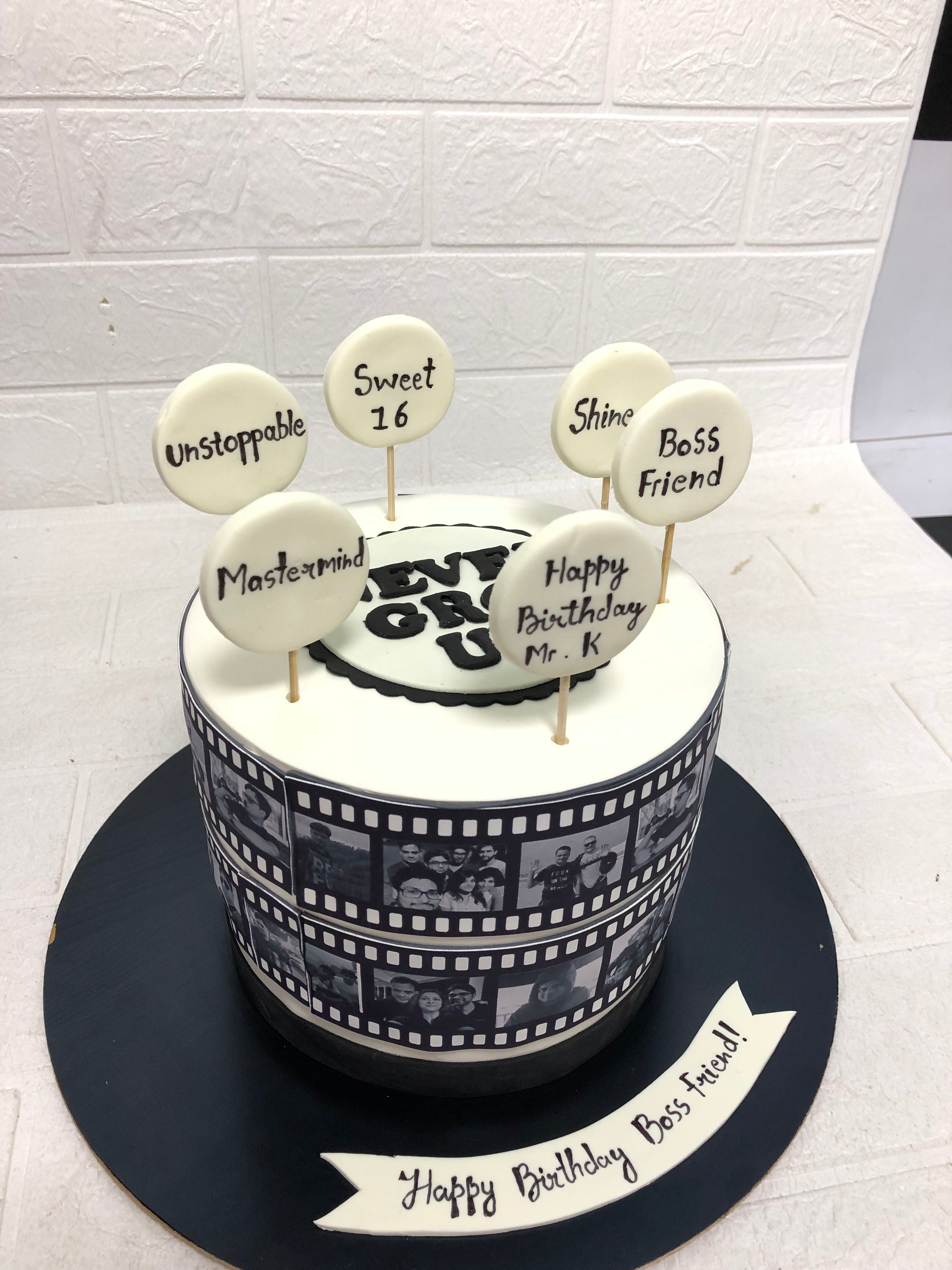 Film Strip Birthday Cake