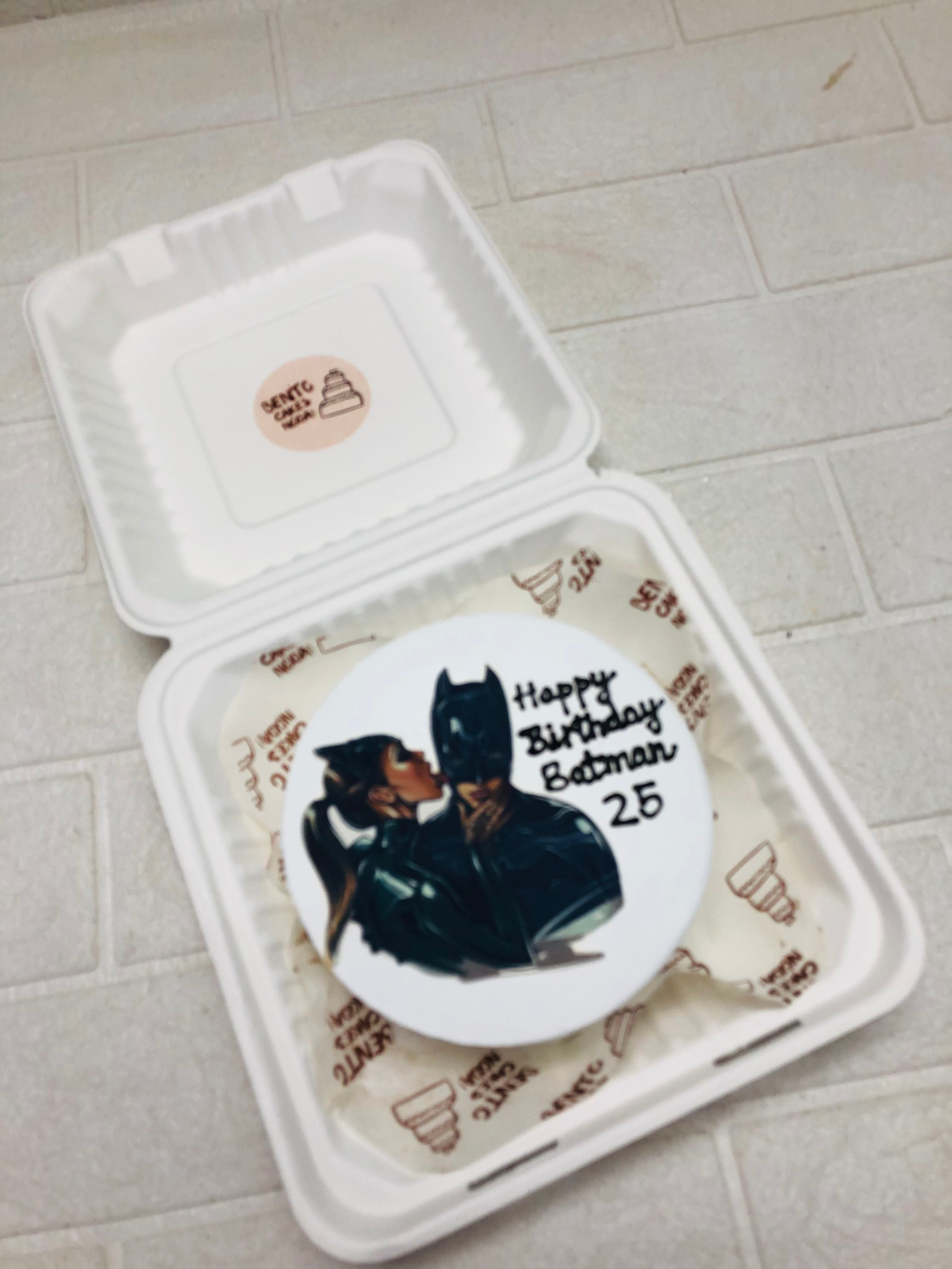 Batman Birthday Bento Cake