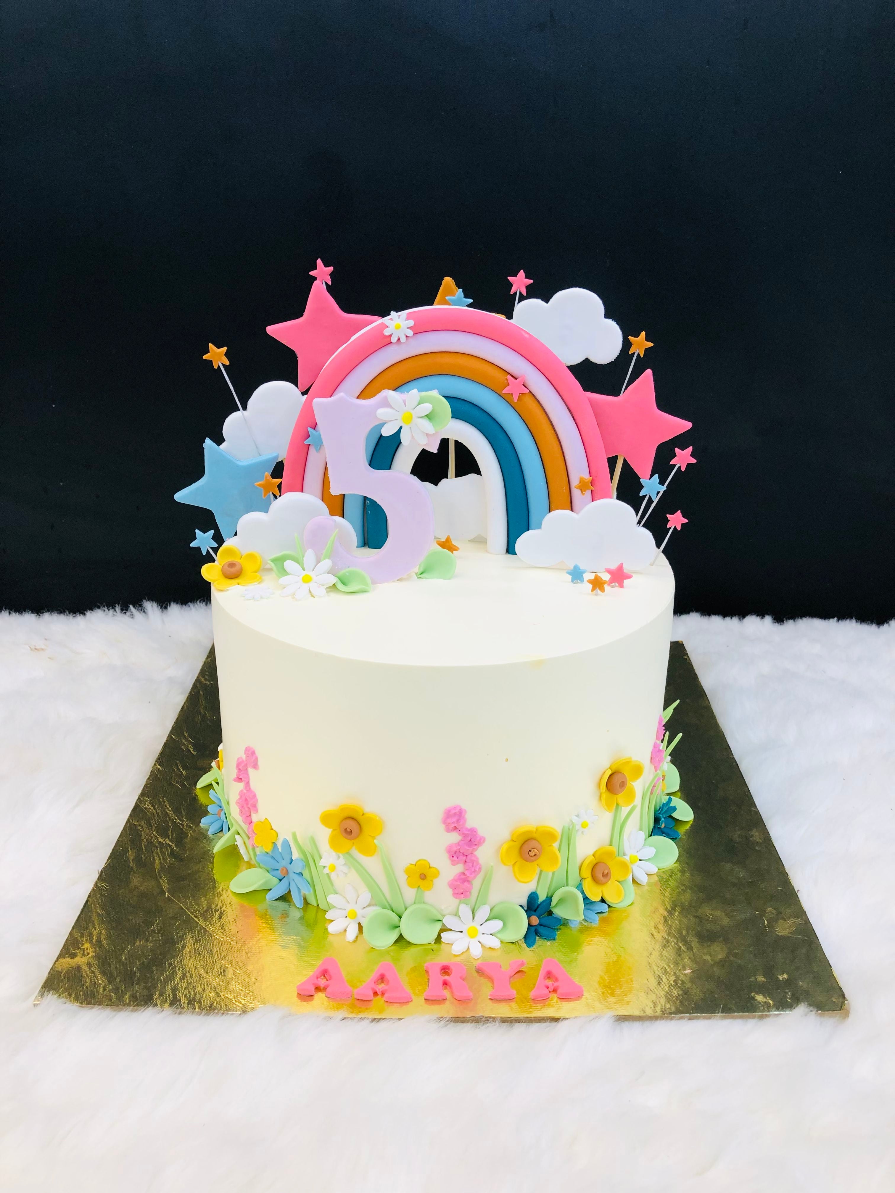 Rainbow Birthday Cake
