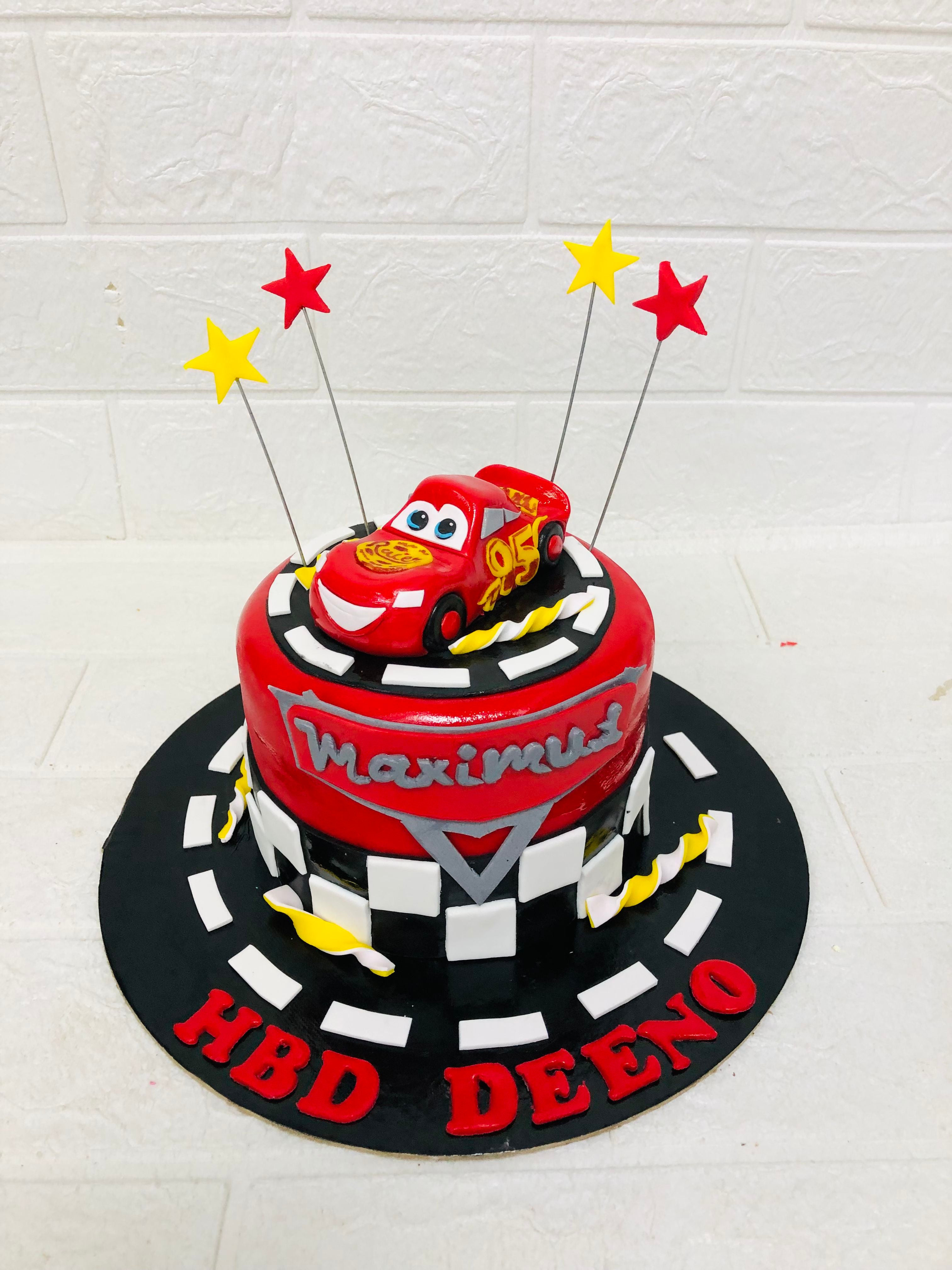 Cars Movie Birthday Cake