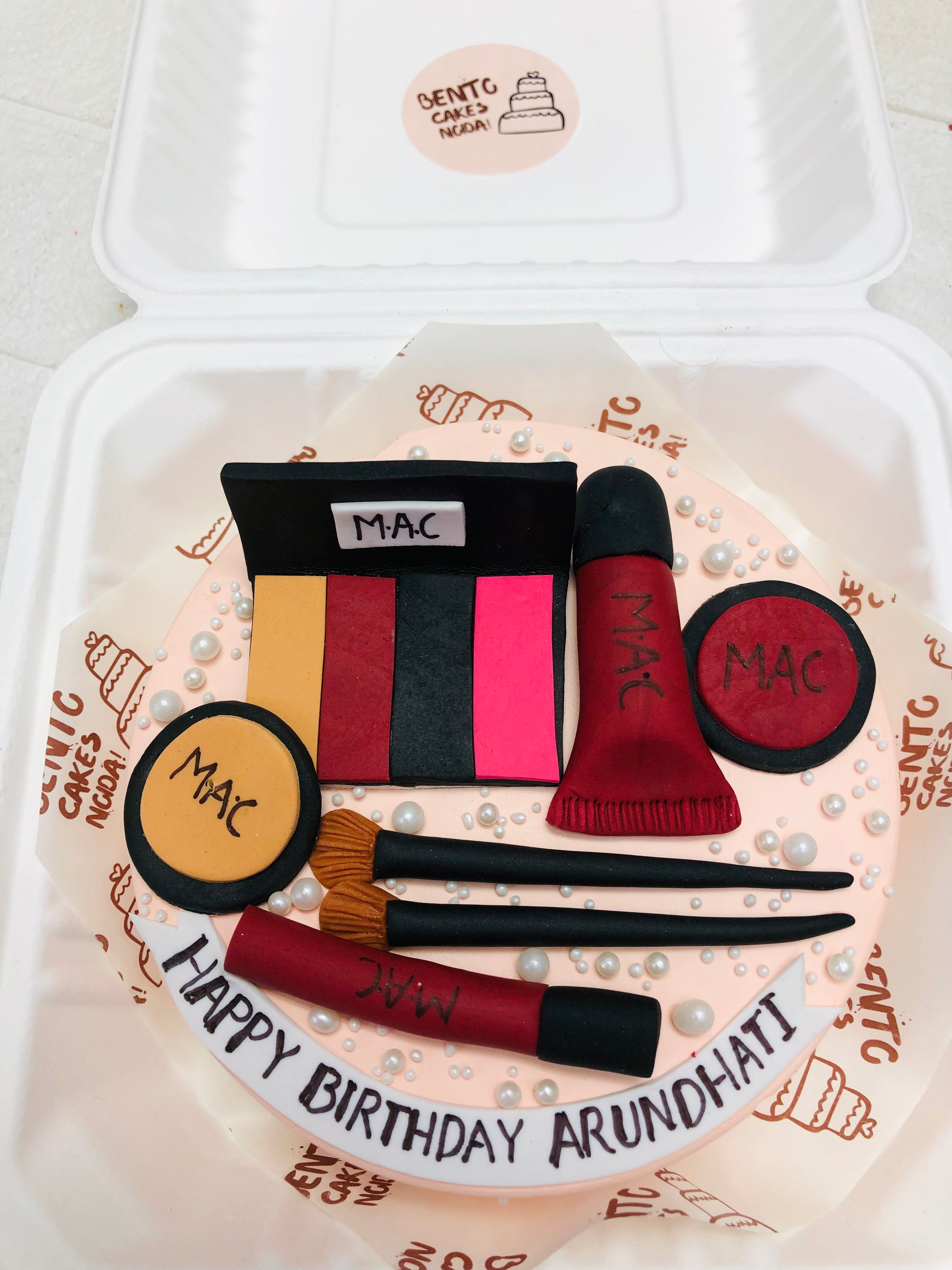 MAC Makeup Birthday Cake