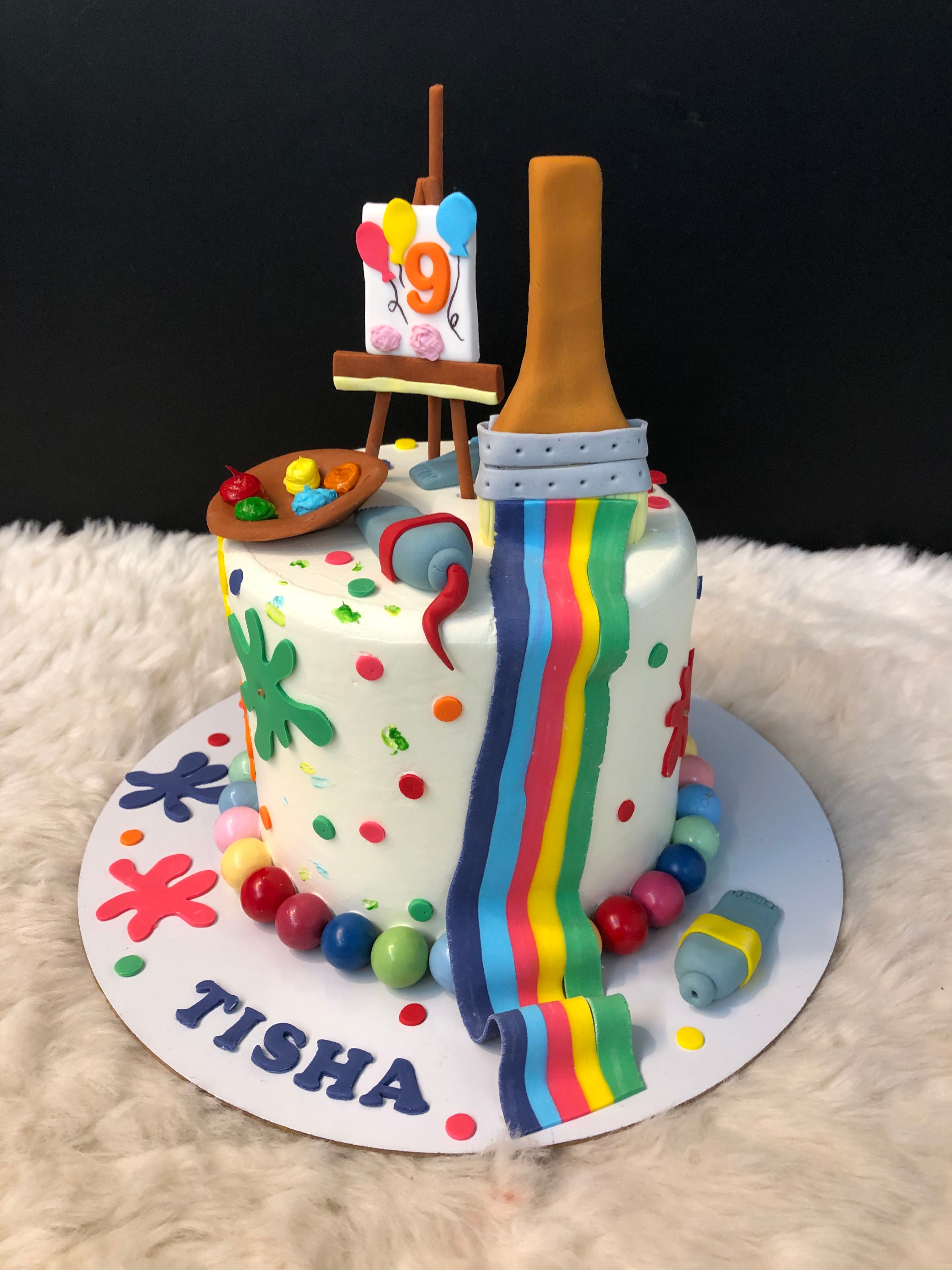 Artist Birthday Cake