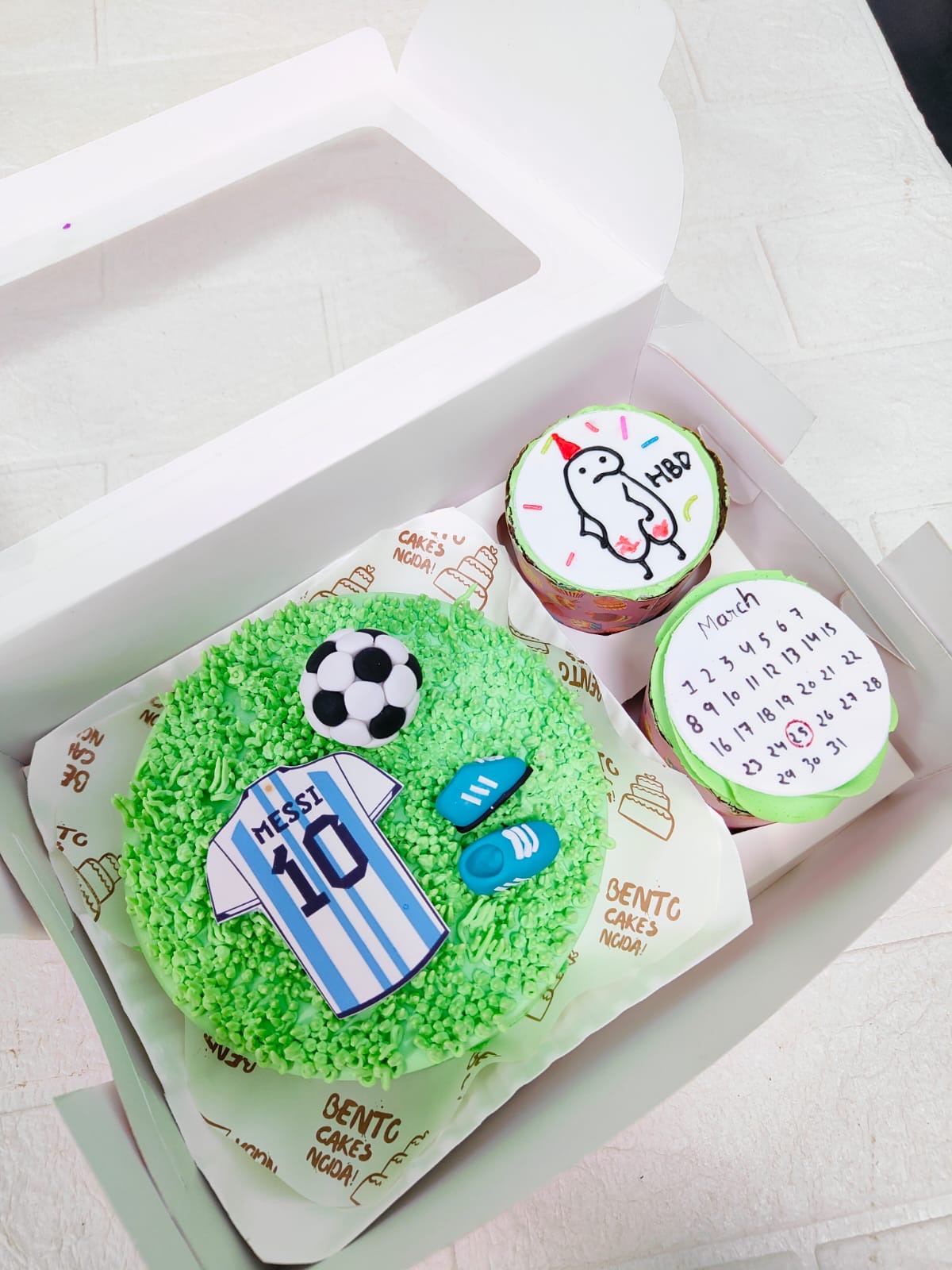 Soccer Bento Cake