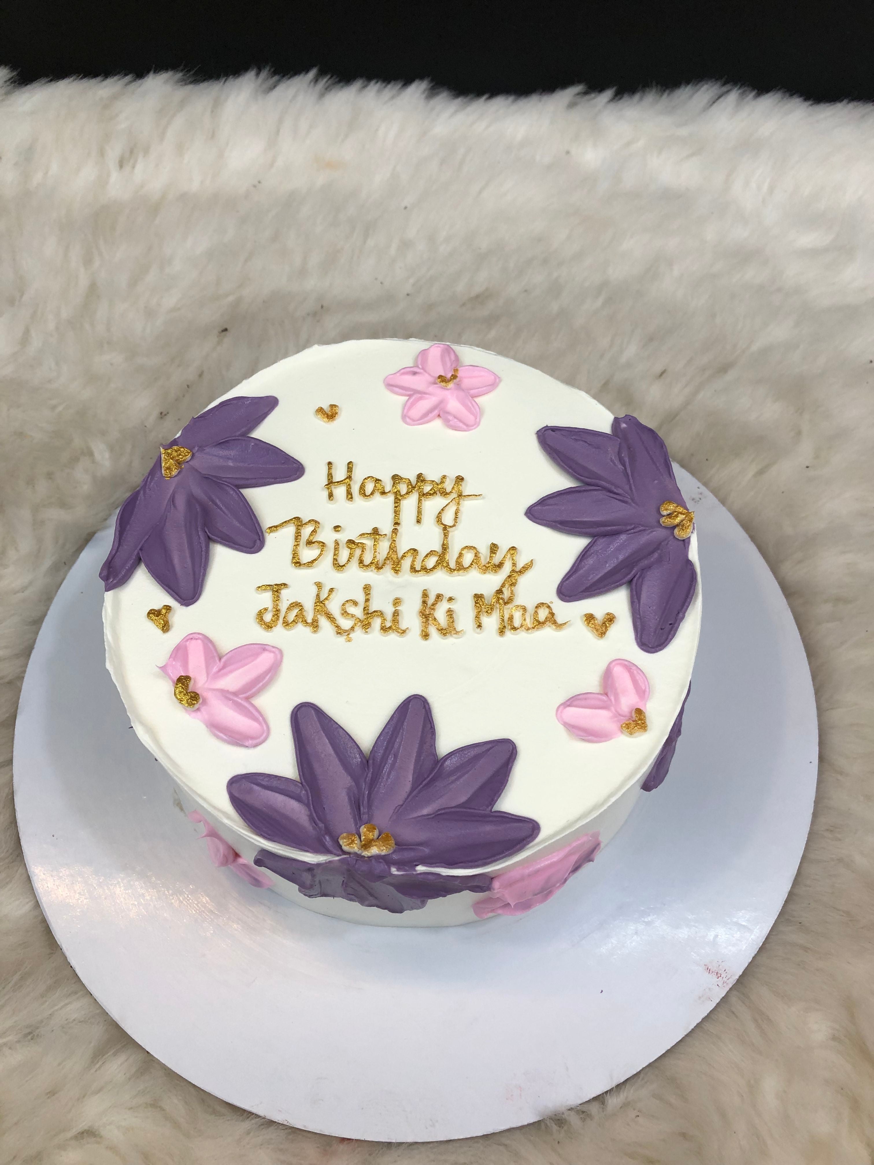 Purple Bloom Cake