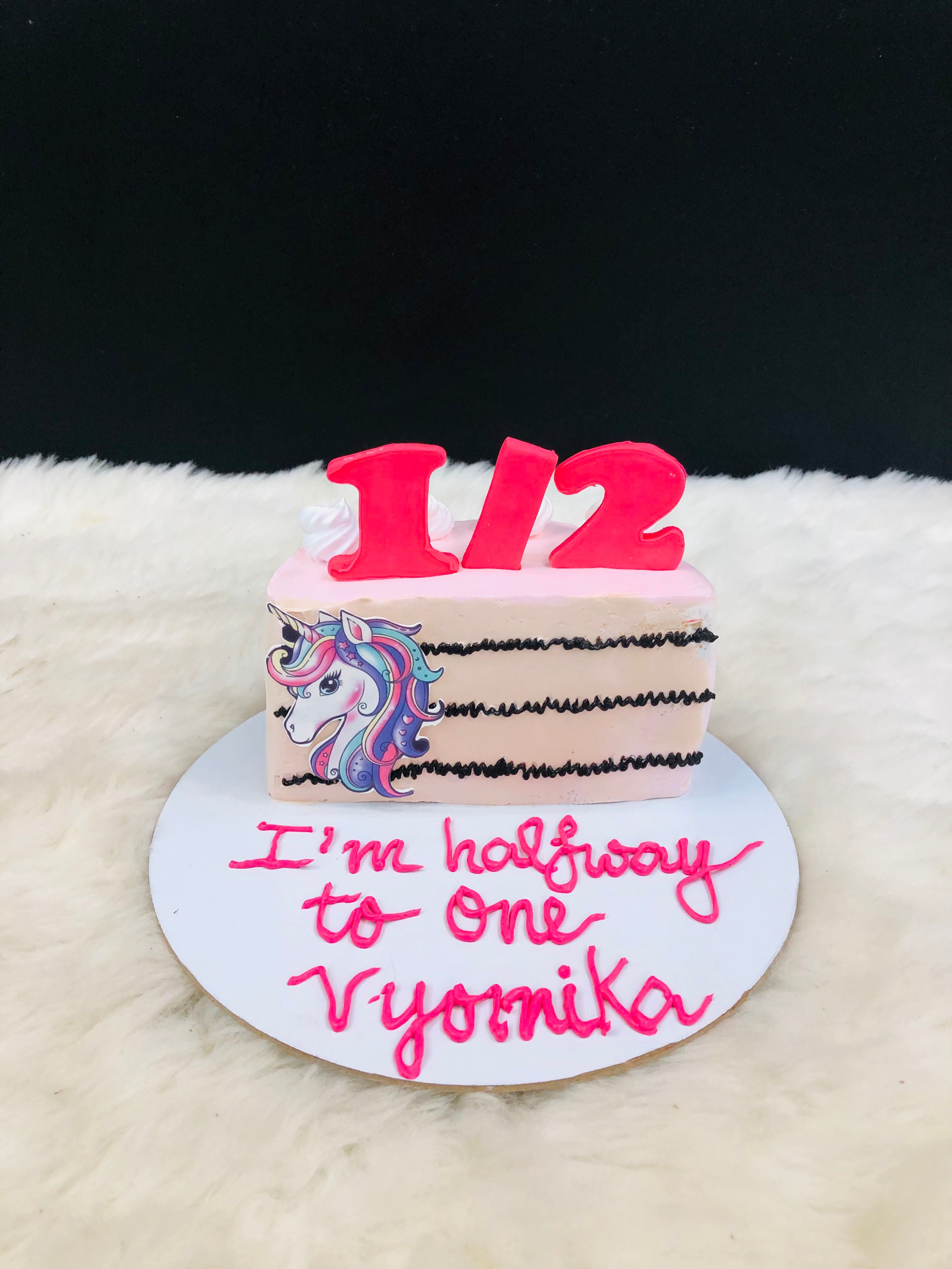 Unicorn Stripe Cake