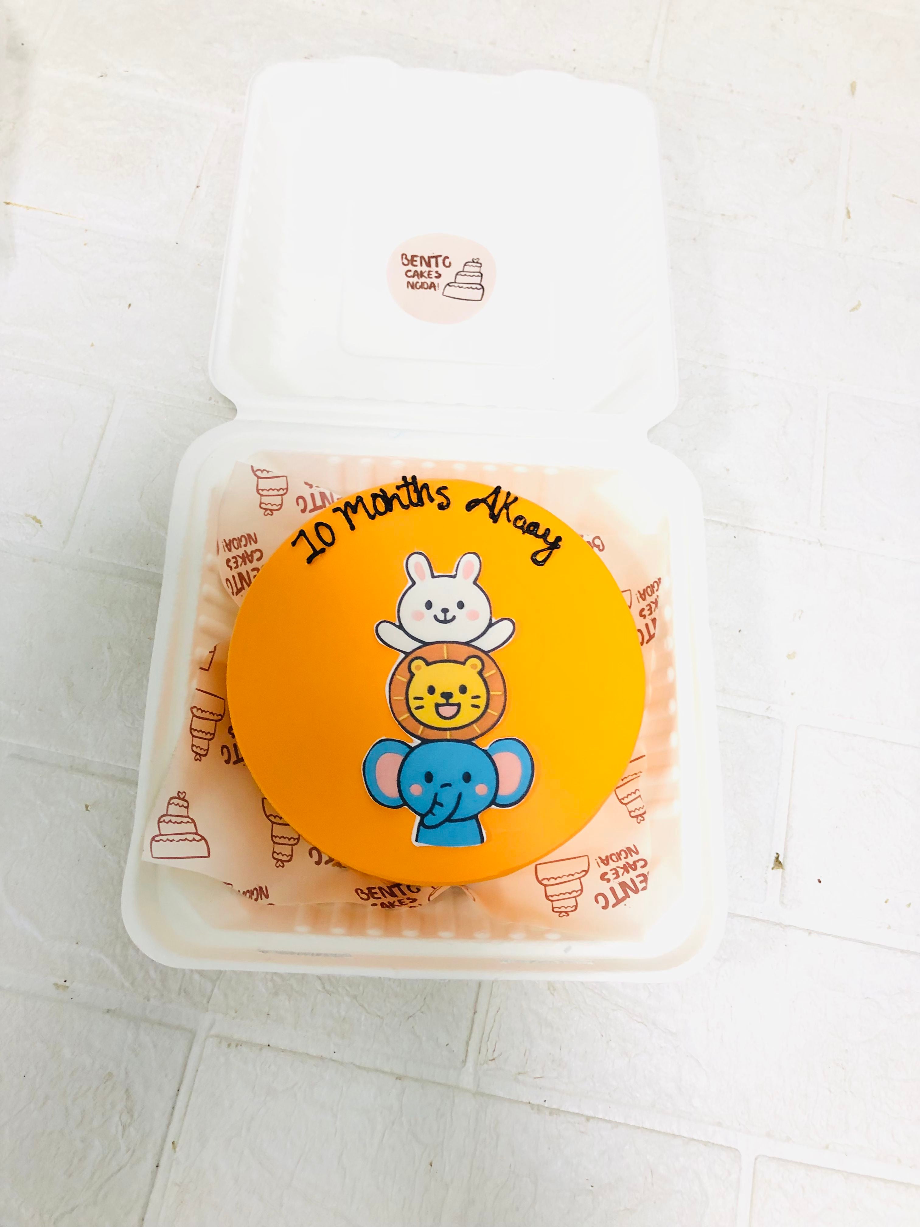 Animal Stack Bento cake