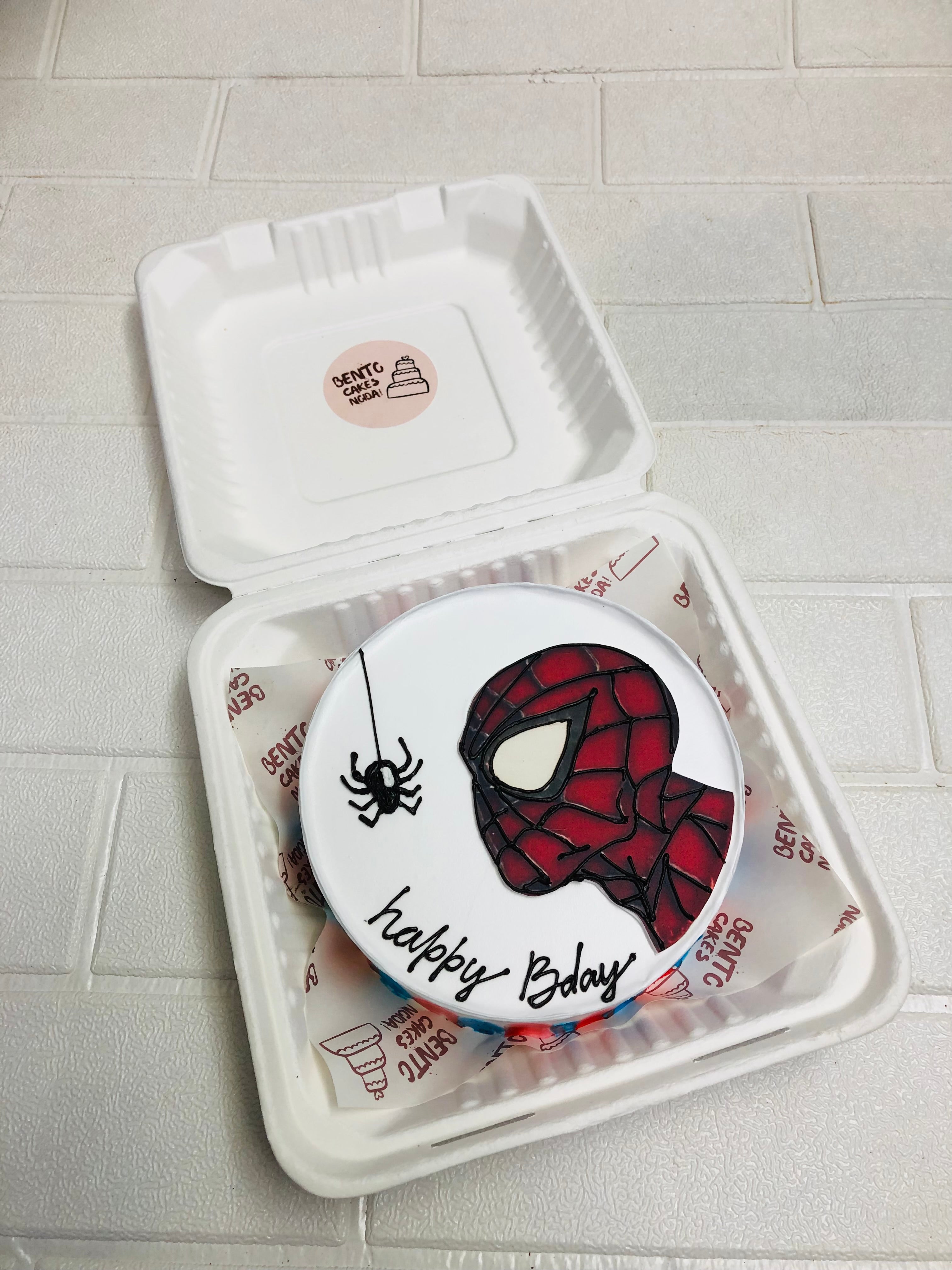 Spider-Man Bento Cake