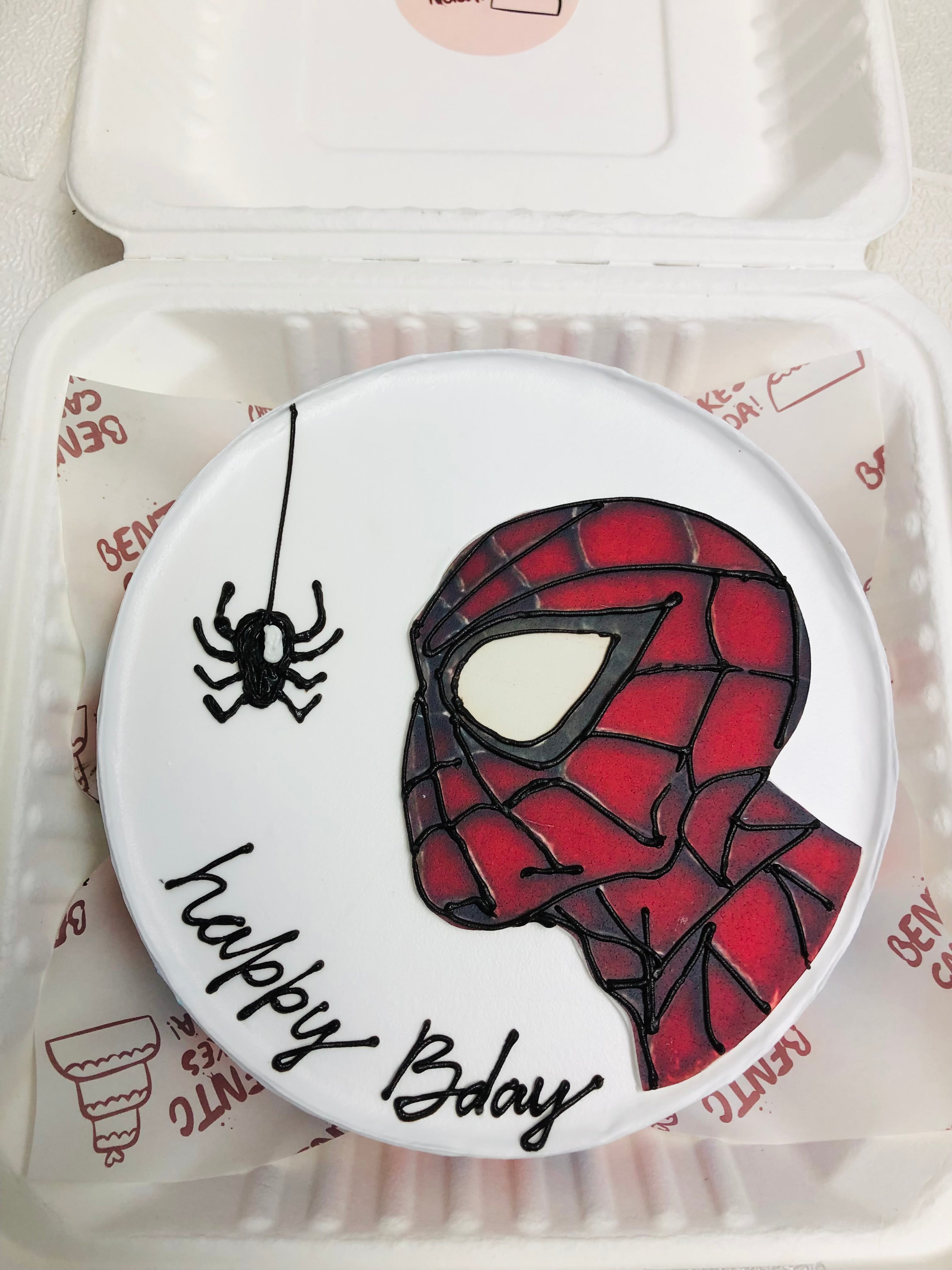 Spider-Man Bento Cake