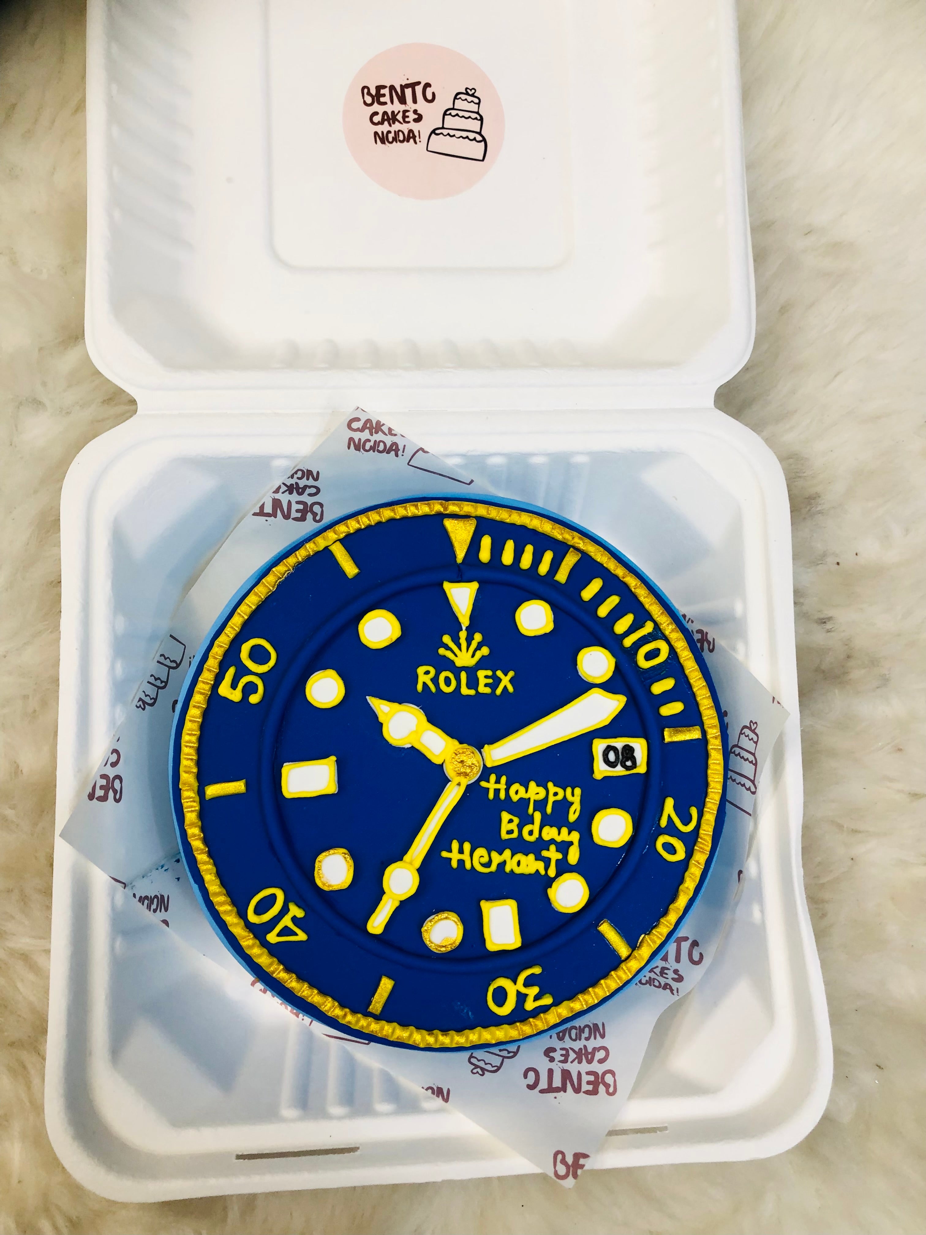 Rolex Watch Bento Cake – Luxury Birthday Special