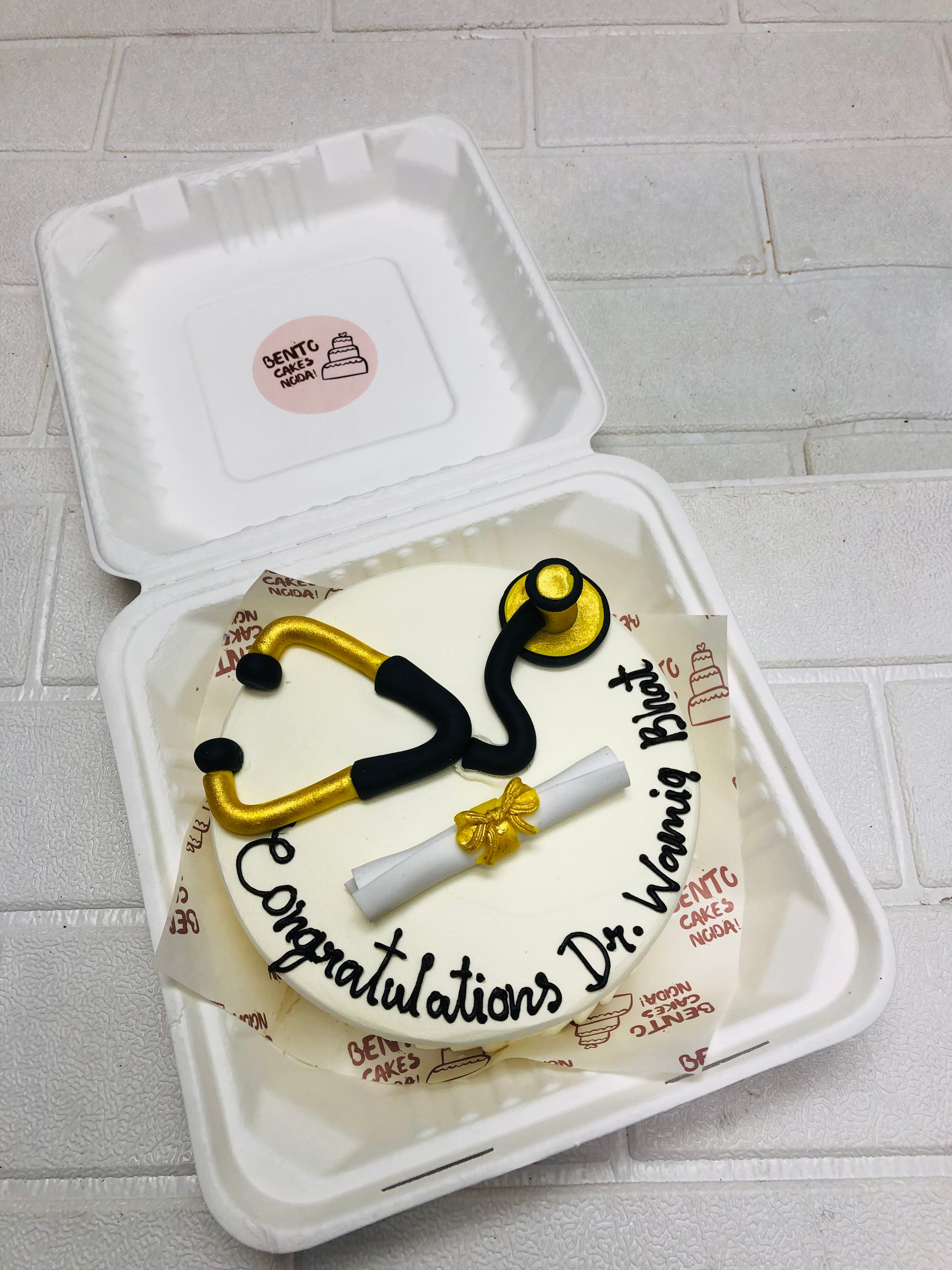 Doctor Graduation Bento Cake – Medical Achievement Special