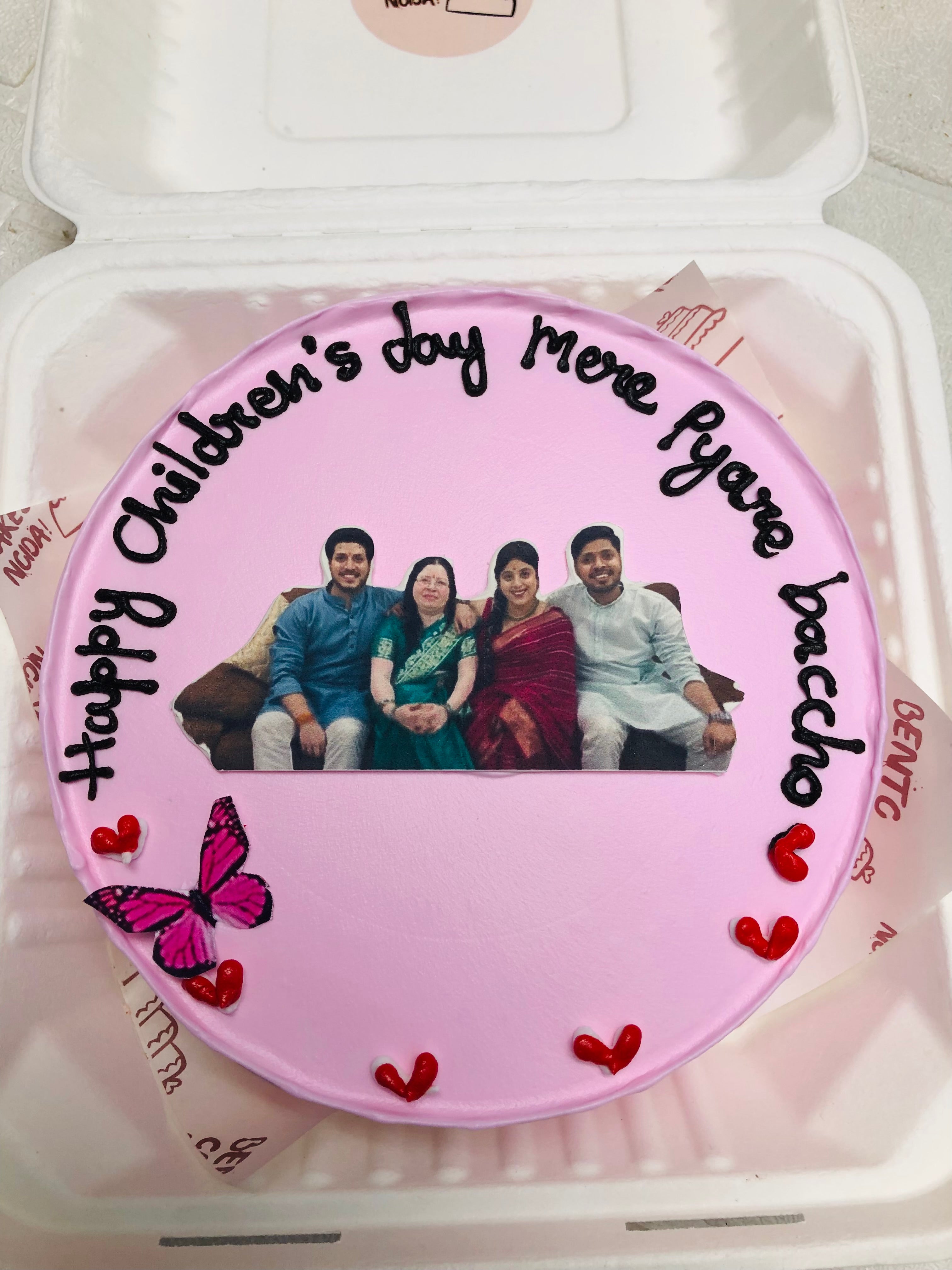 Children’s Day Bento Cake – Personalized Family Celebration