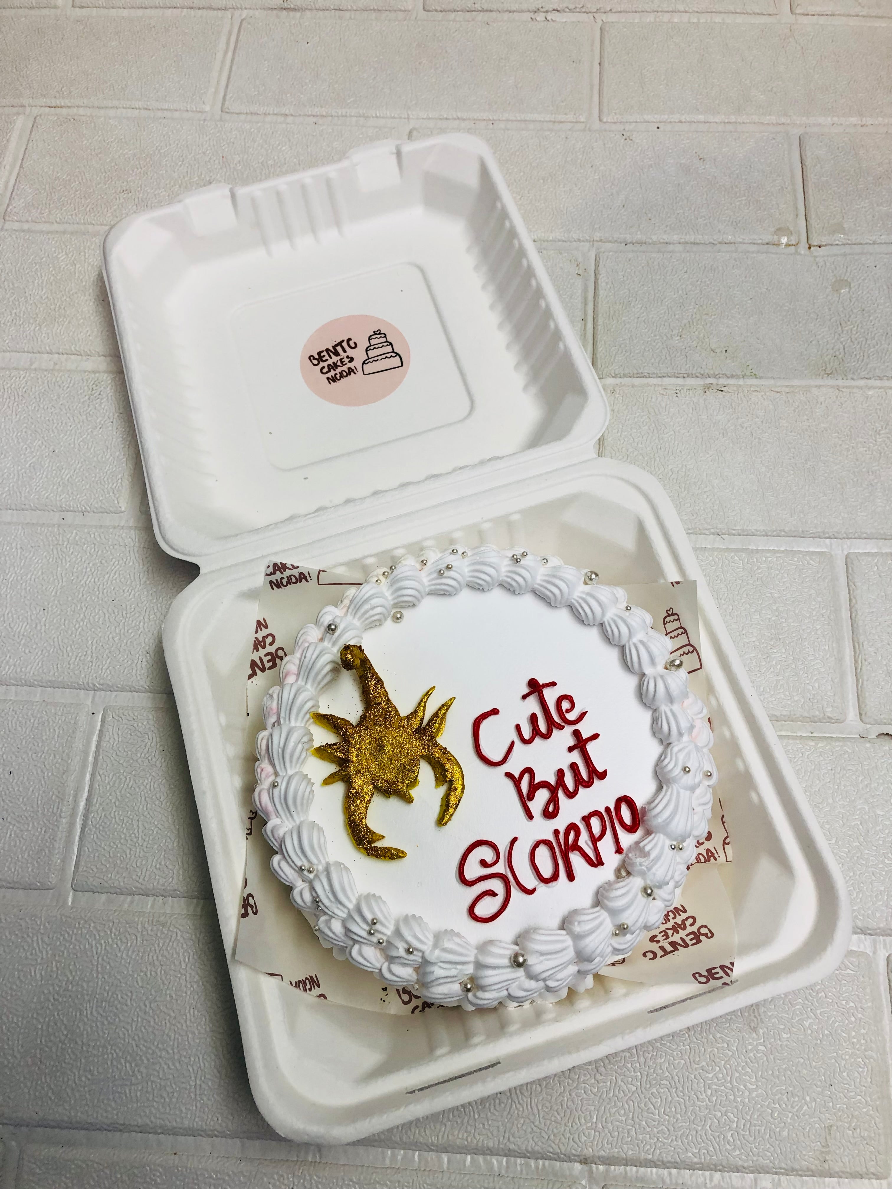 Scorpio Zodiac Bento Cake