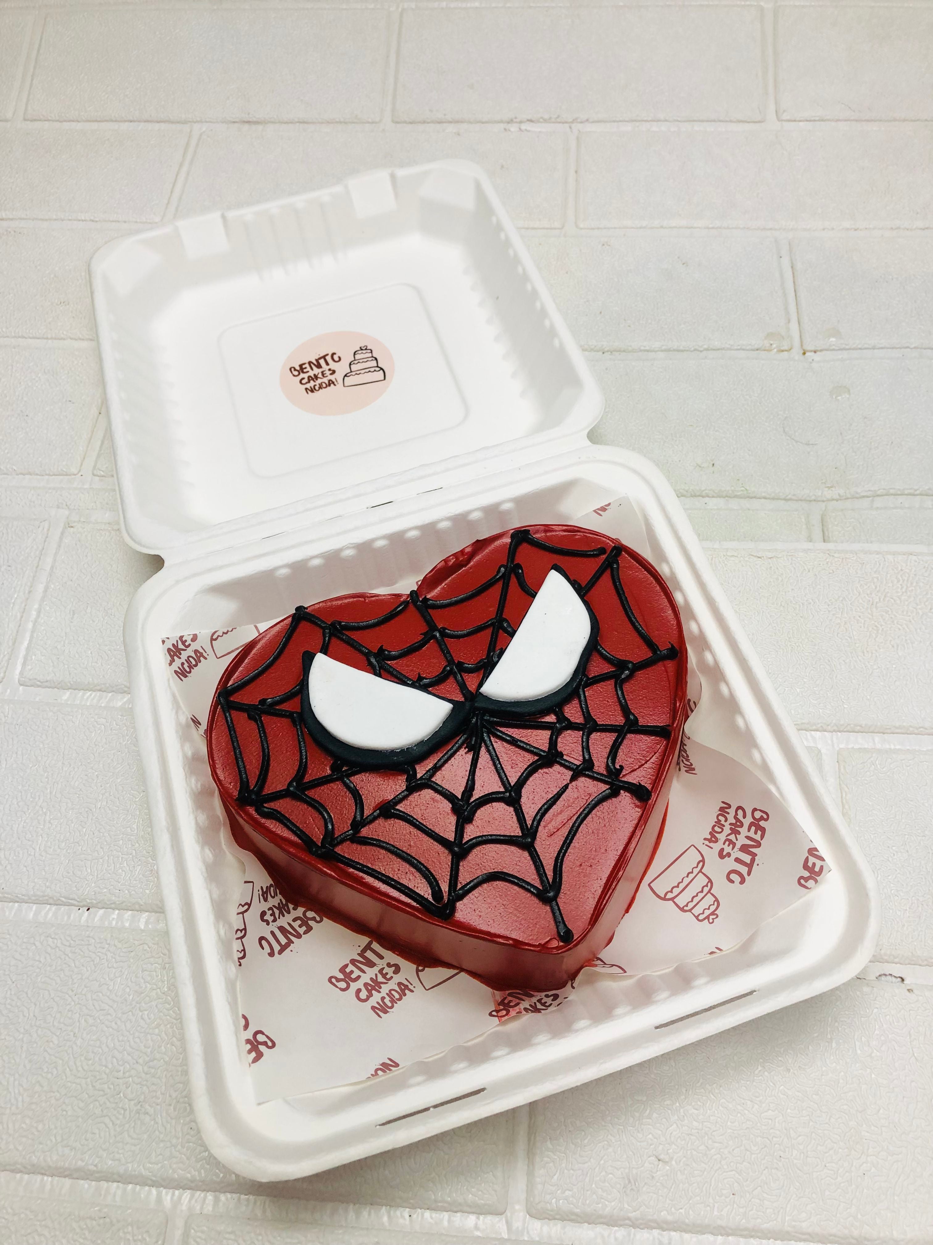 Spider‑Heart Hero Cake