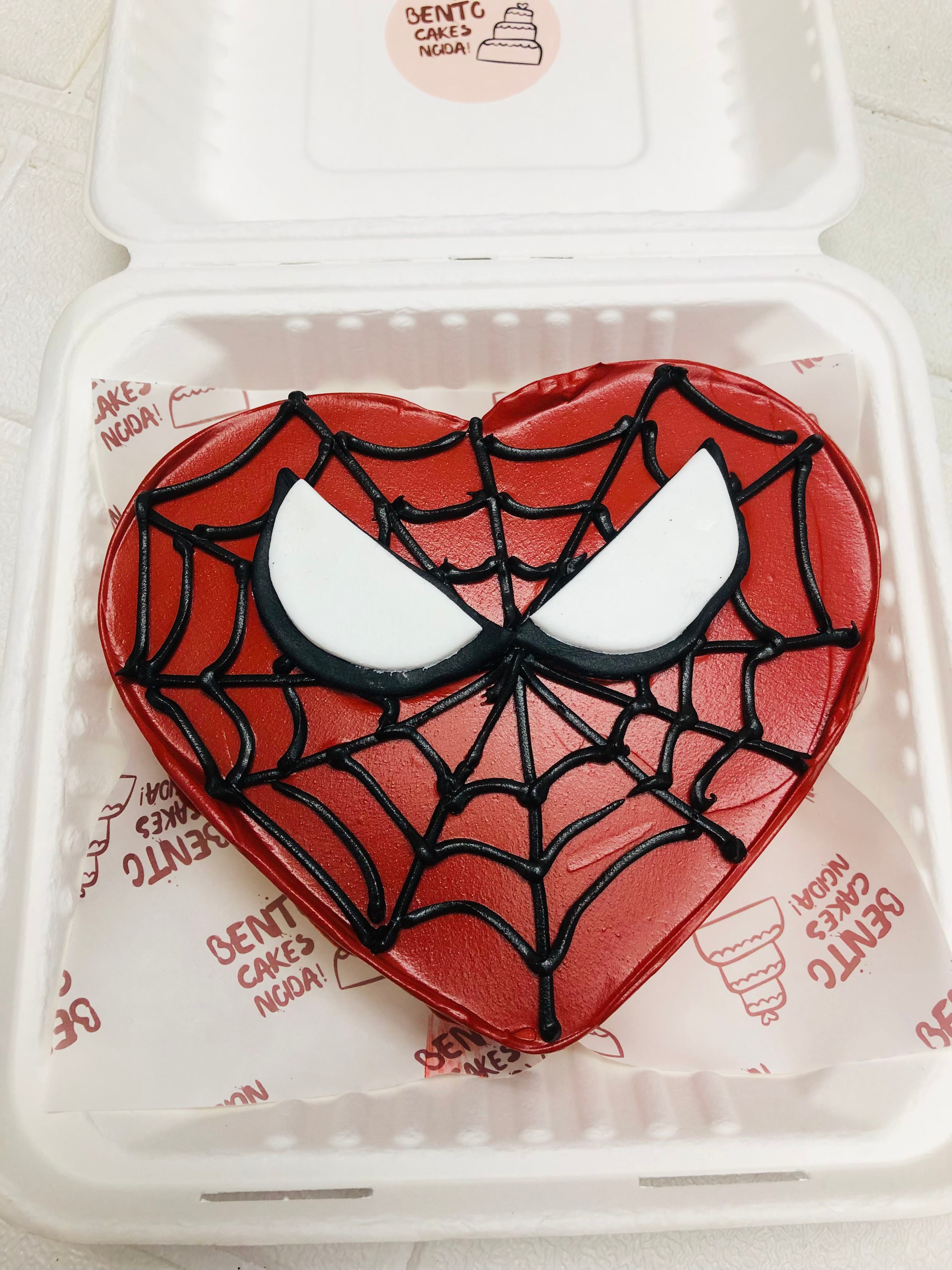 Spider‑Heart Hero Cake
