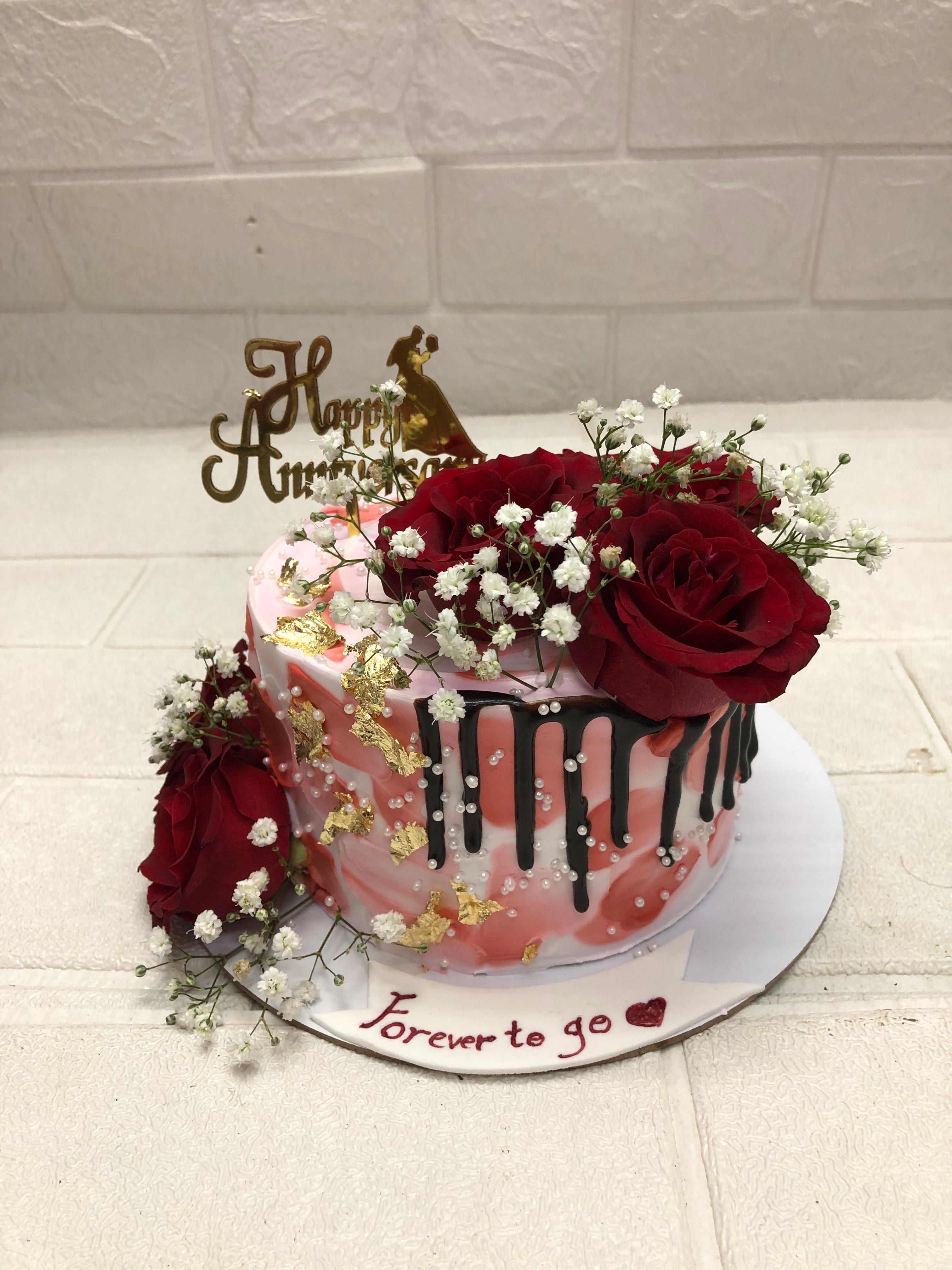 Forever To Go Anniversary Cake