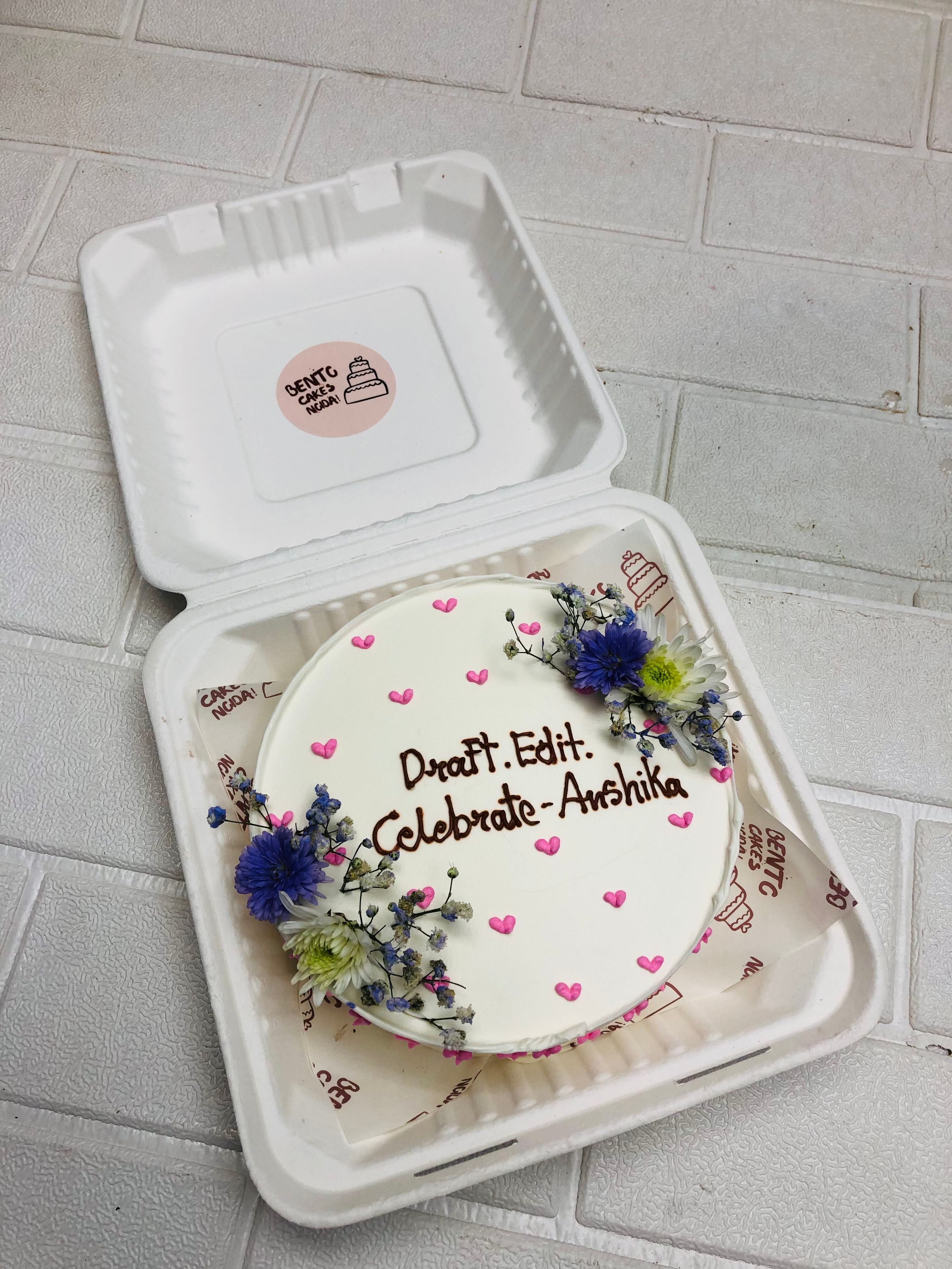 Writer’s Celebration Bento Cake