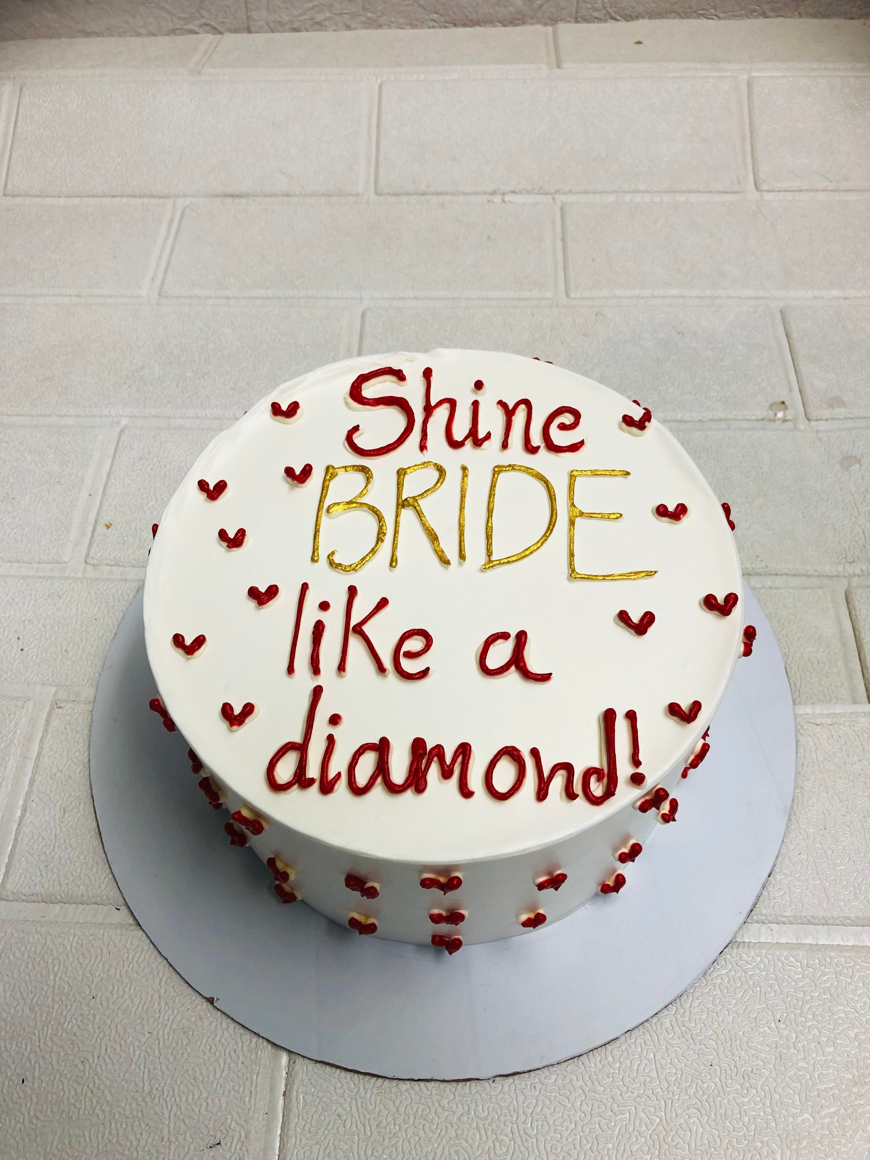 Diamond Bride Celebration Cake