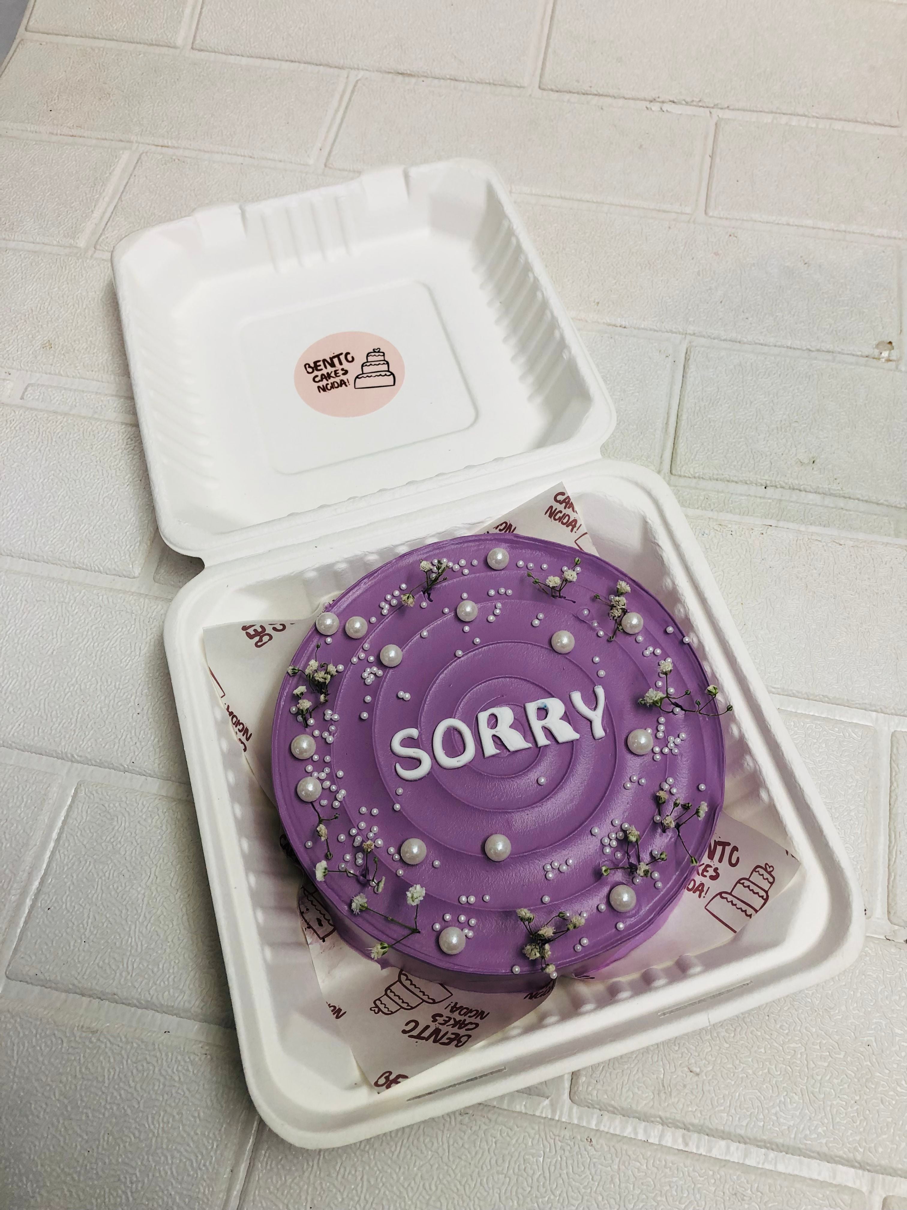 Sorry Bento Cake