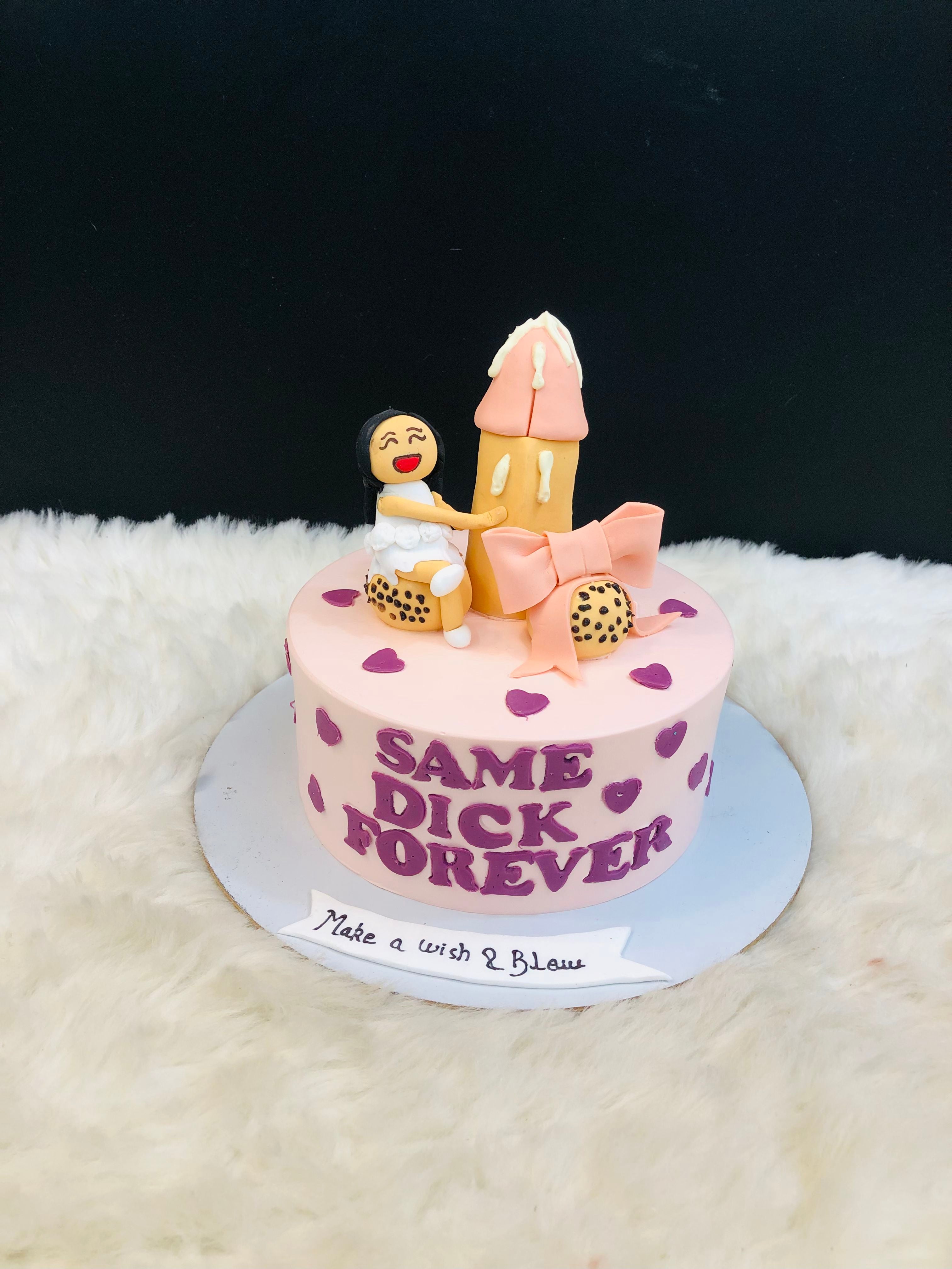 Same Dick Forever Bachelorette Cake
