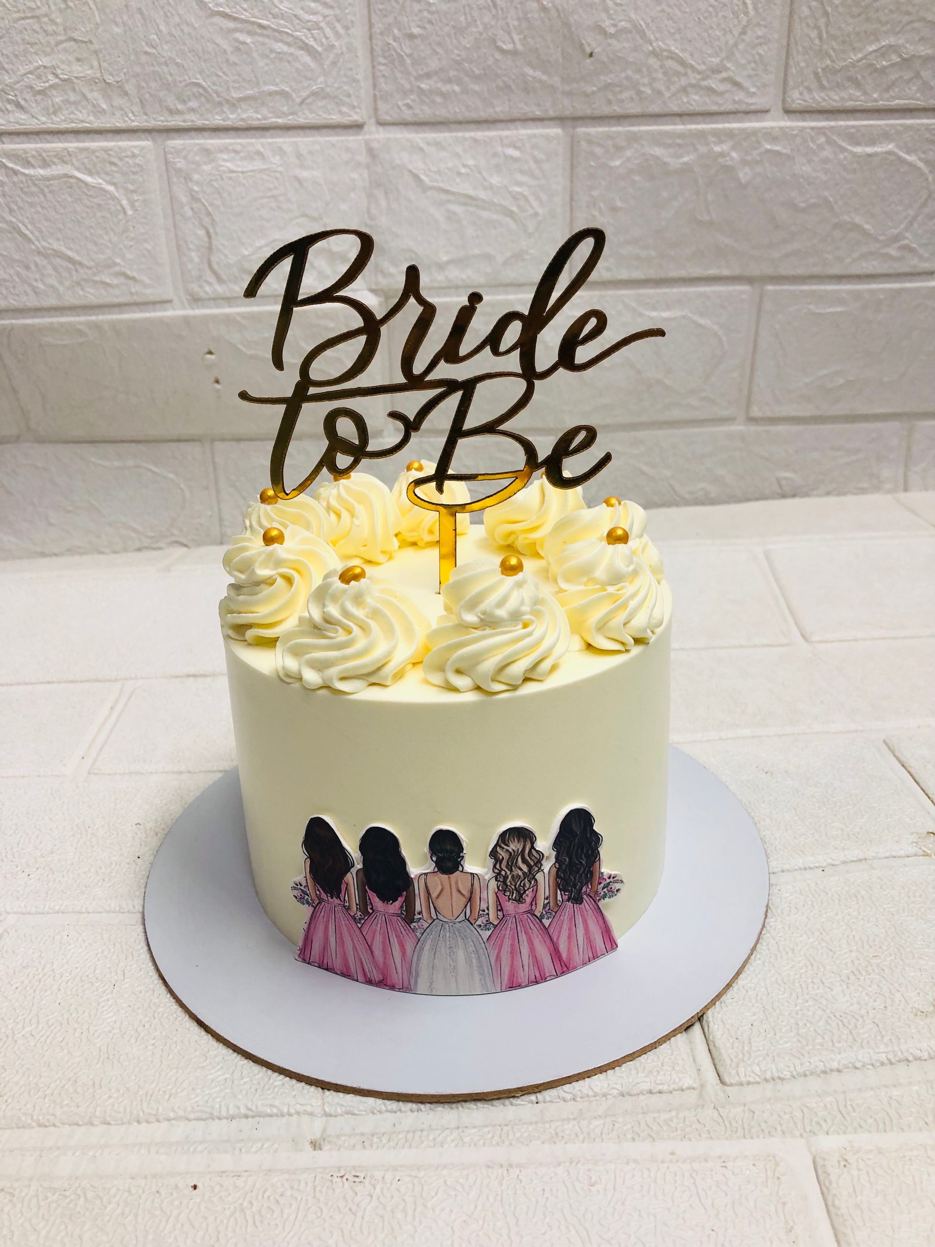 Bride to Be Bridal Shower Cake