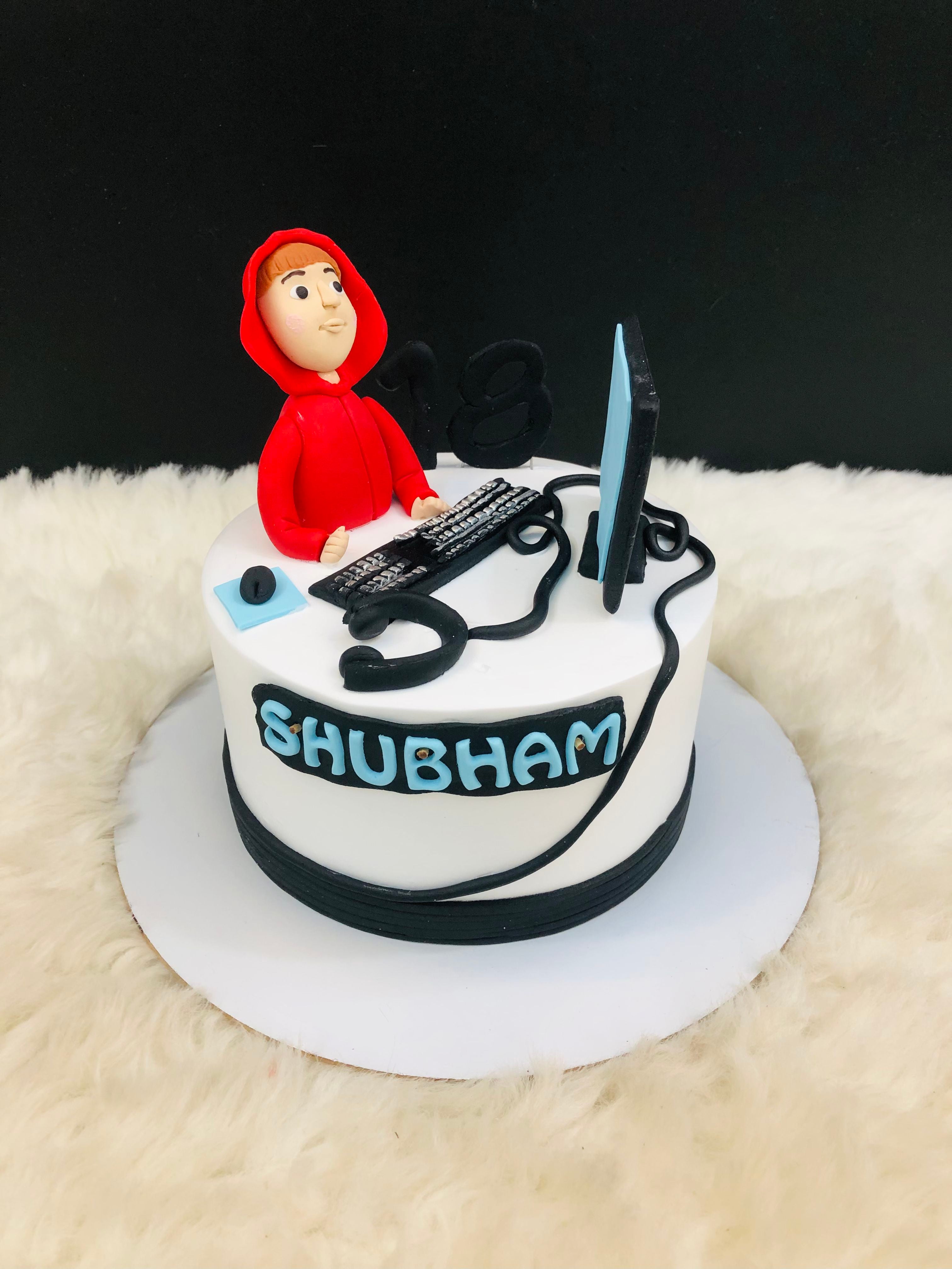 Shubham’s 18th Computer Birthday Cake
