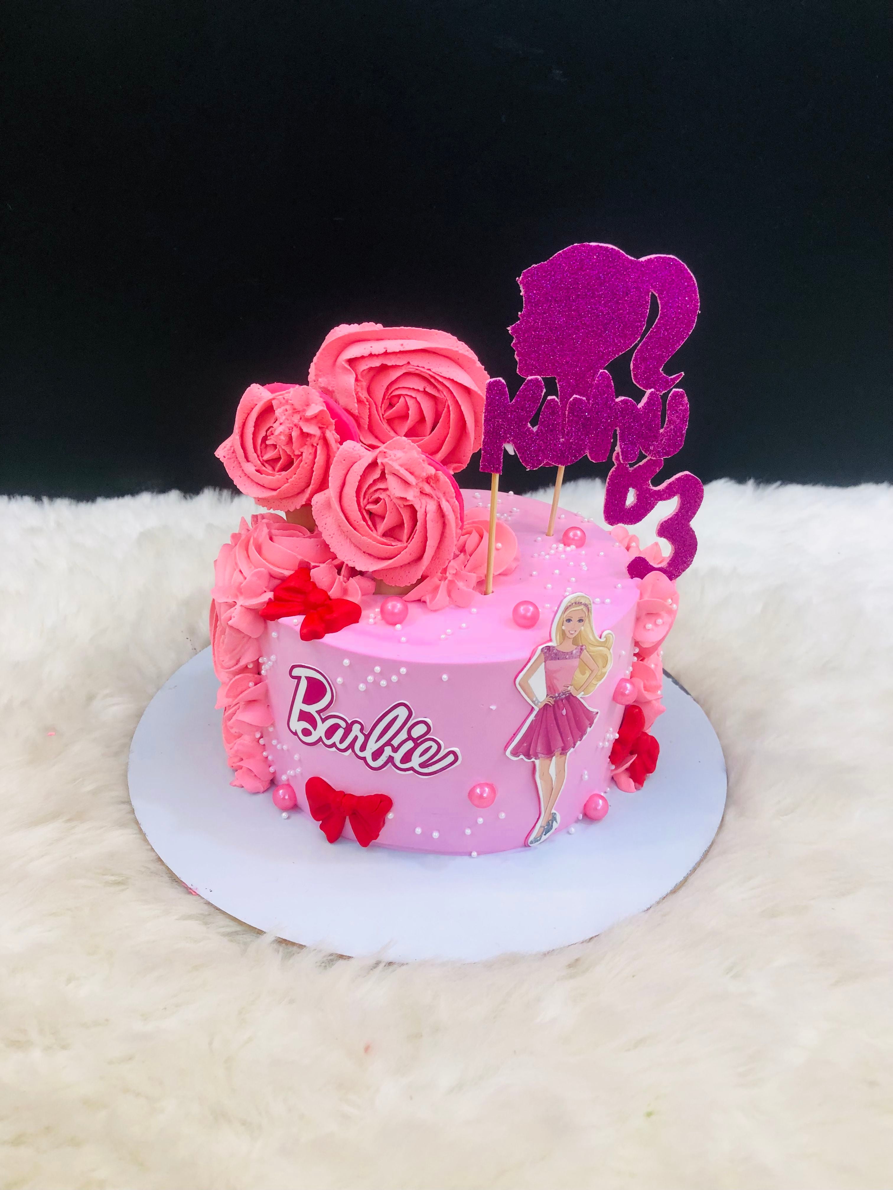 Kimmy’s Barbie 3rd Birthday Cake