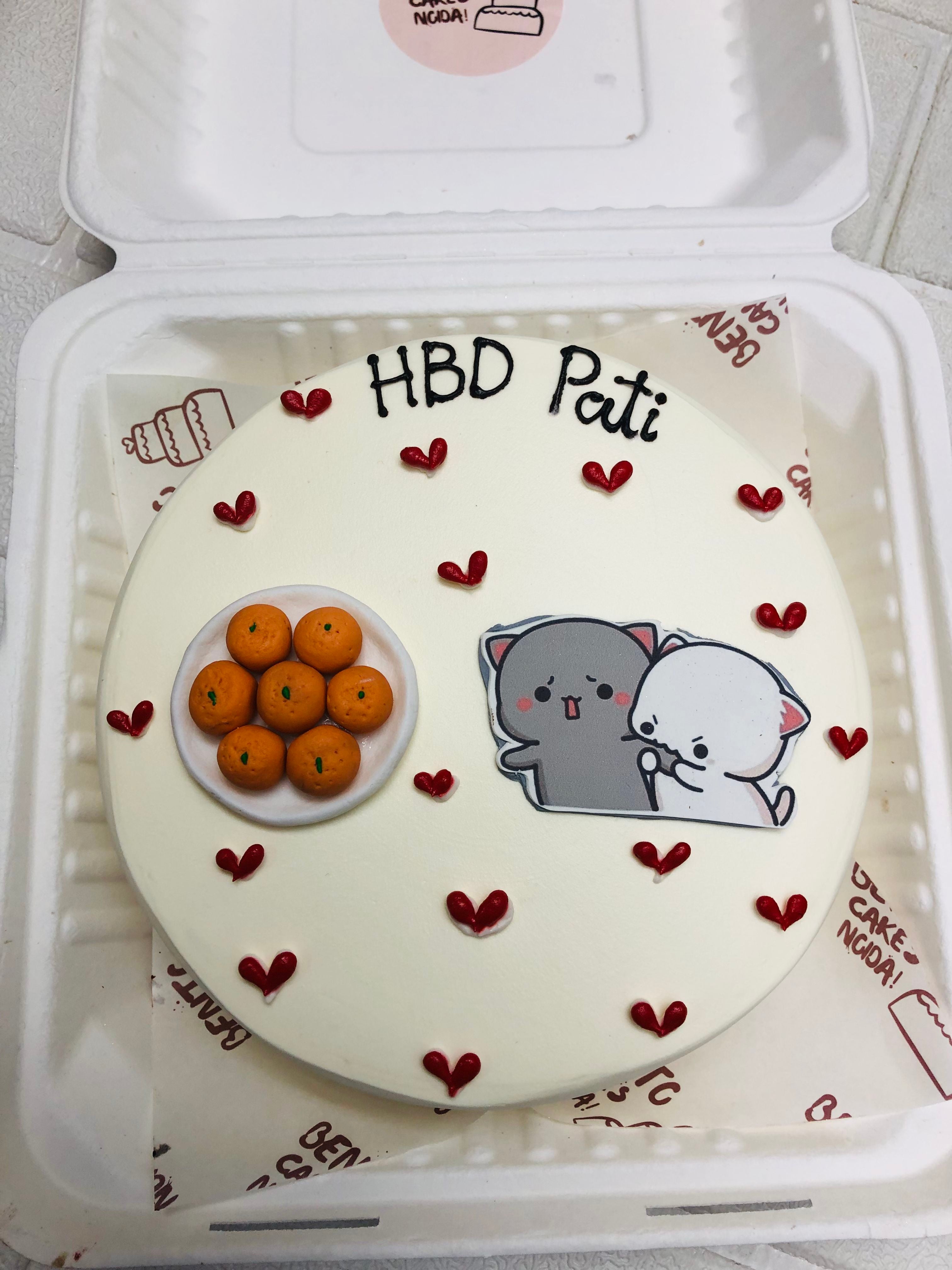 Husband bubu dudu Birthday Bento Cake