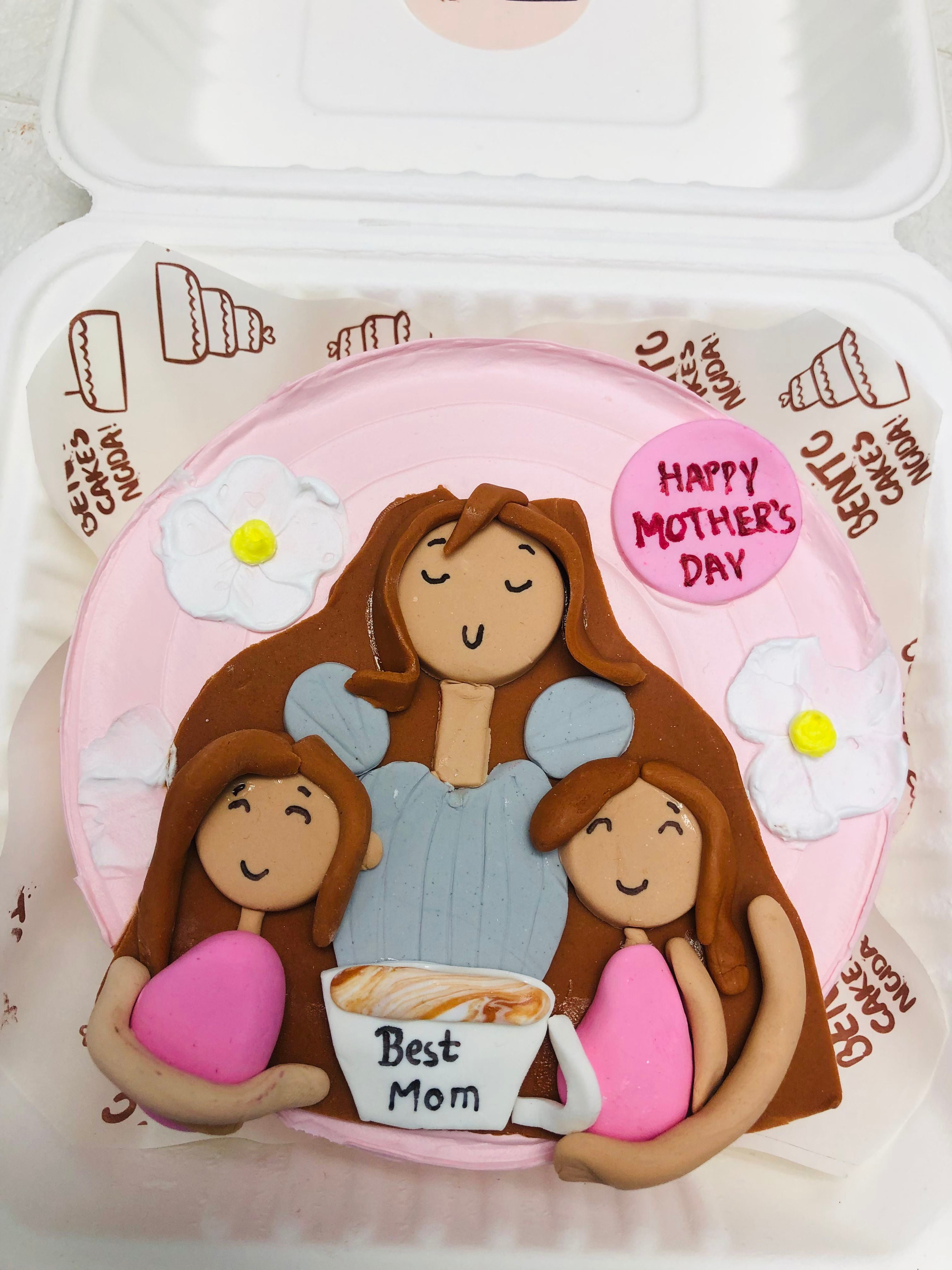 pink Mother’s Day Bento Cake