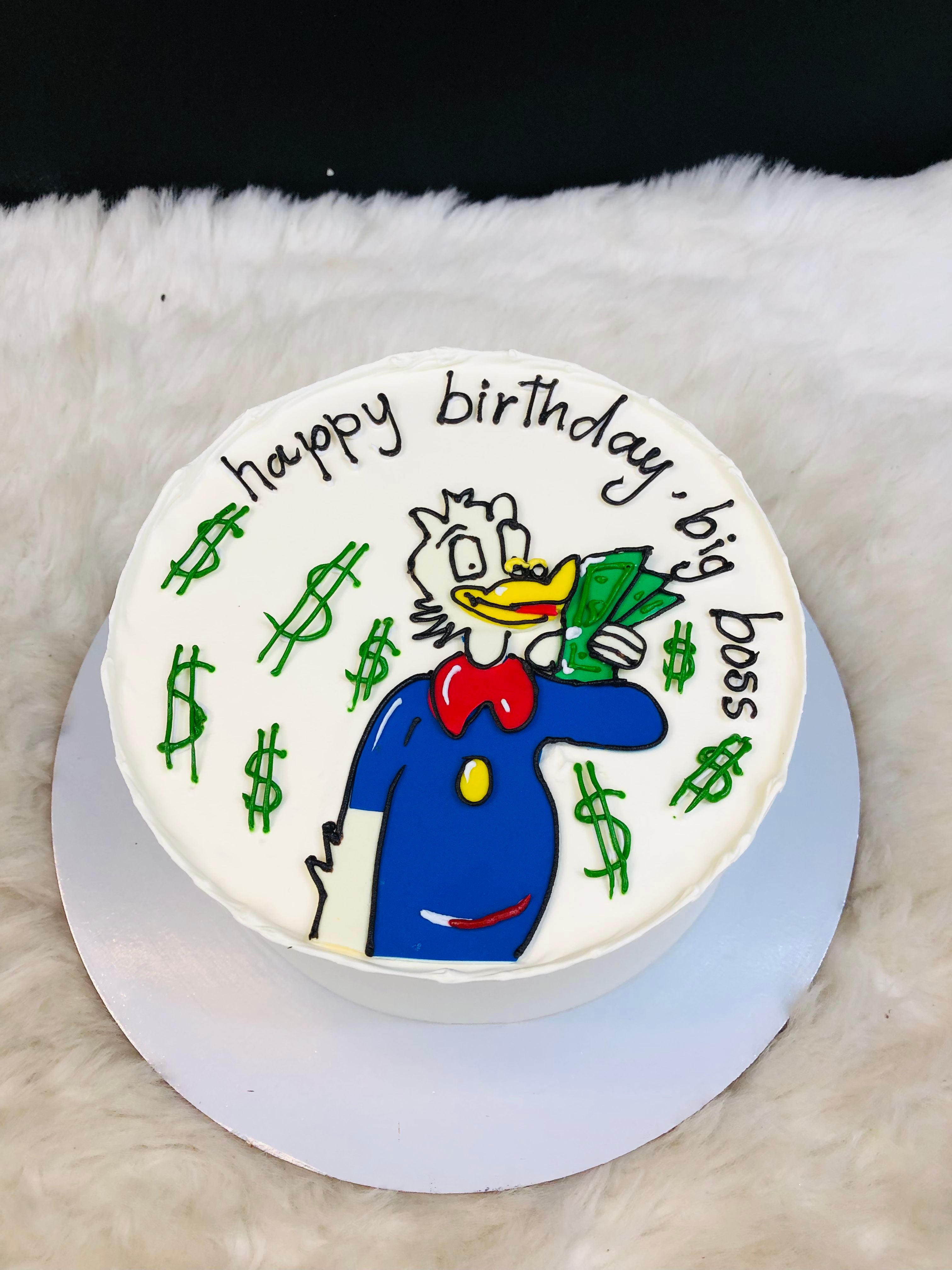 Big Boss Scrooge McDuck Birthday Cake