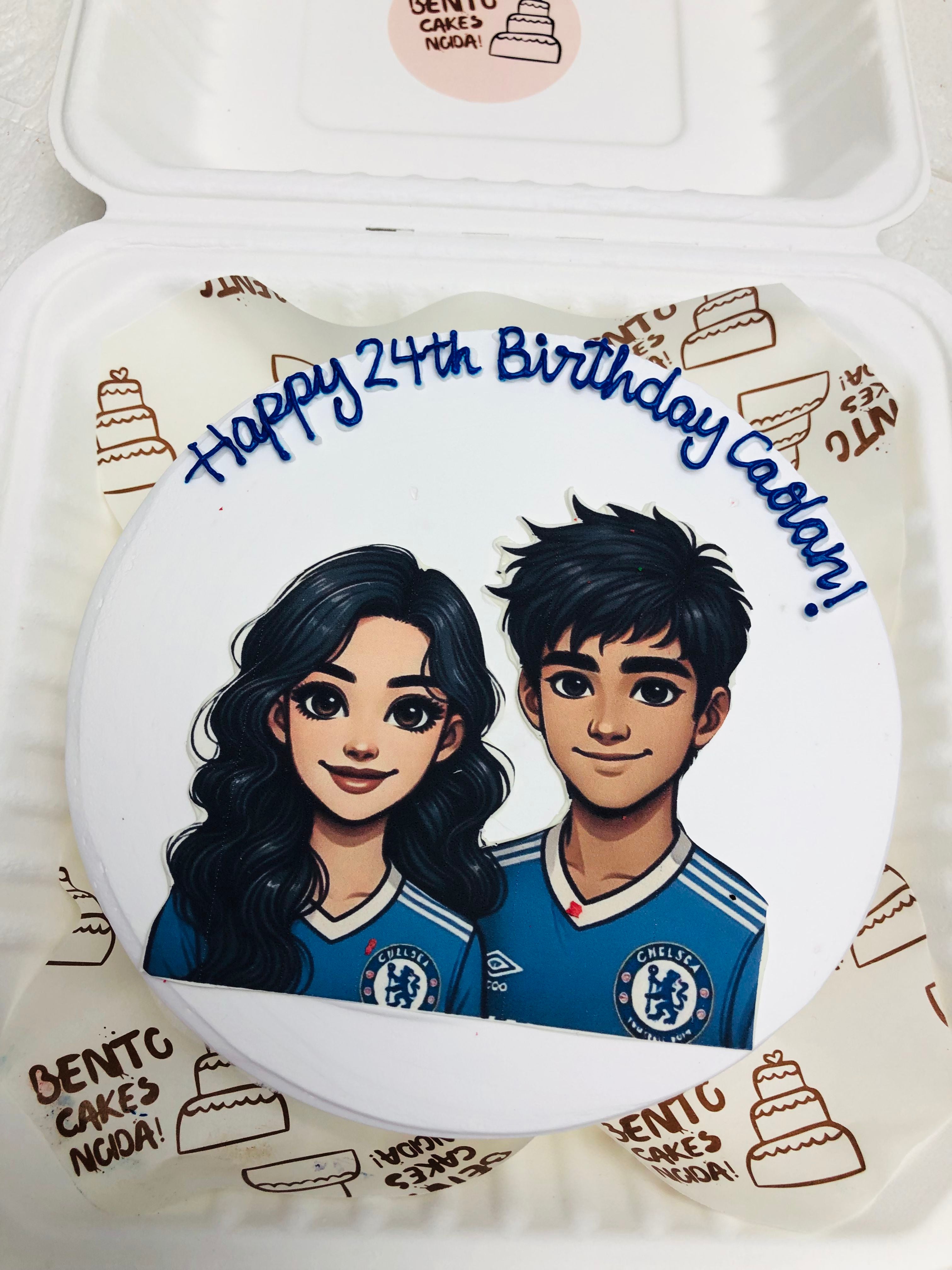 Chelsea FC Birthday Bento Cake